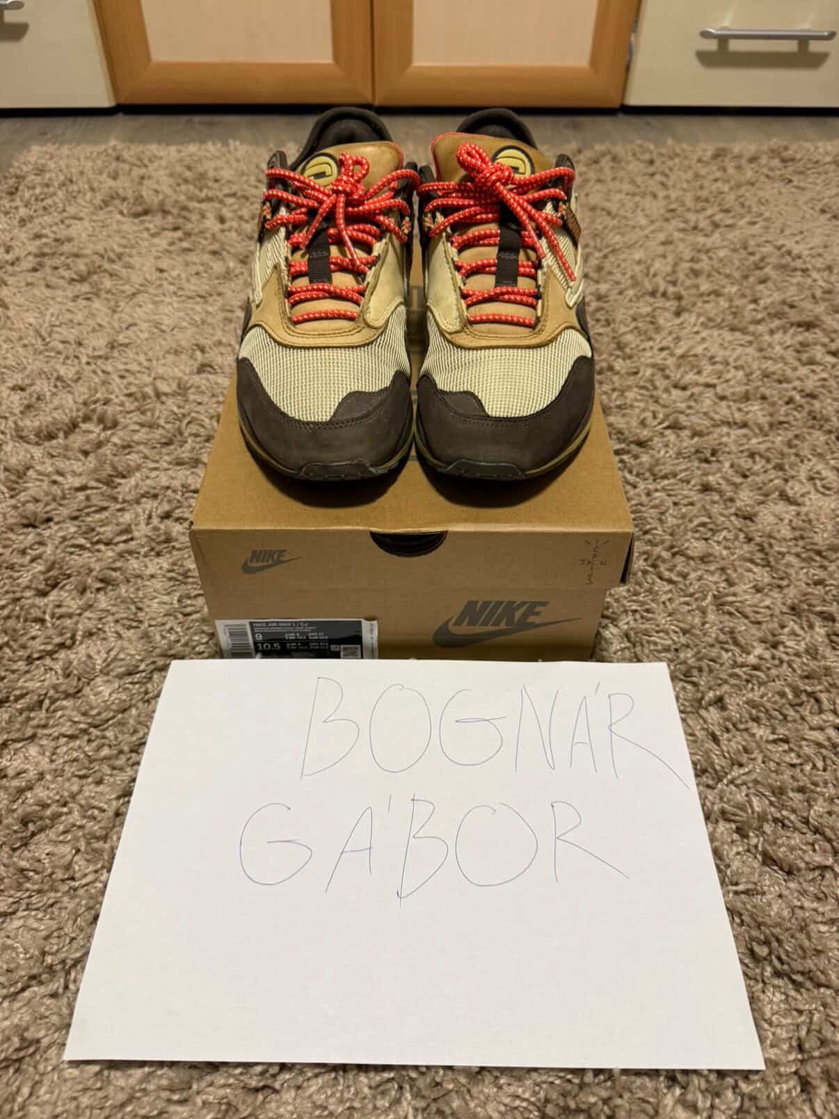 Nike × Travis Scott Nike x Cactus Jack, Air Max 1 Baroque Brown Size US 9 / EU 42 - 2 Thumbnail