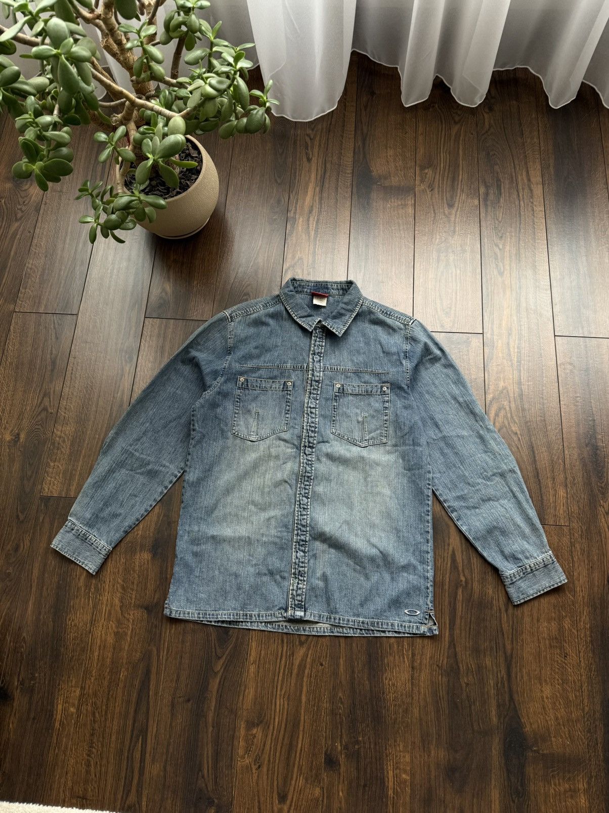 Oakley Oakley Archival Vintage Engineered Style Denim Long Sleeve Size US S / EU 44-46 / 1 - 4 Thumbnail