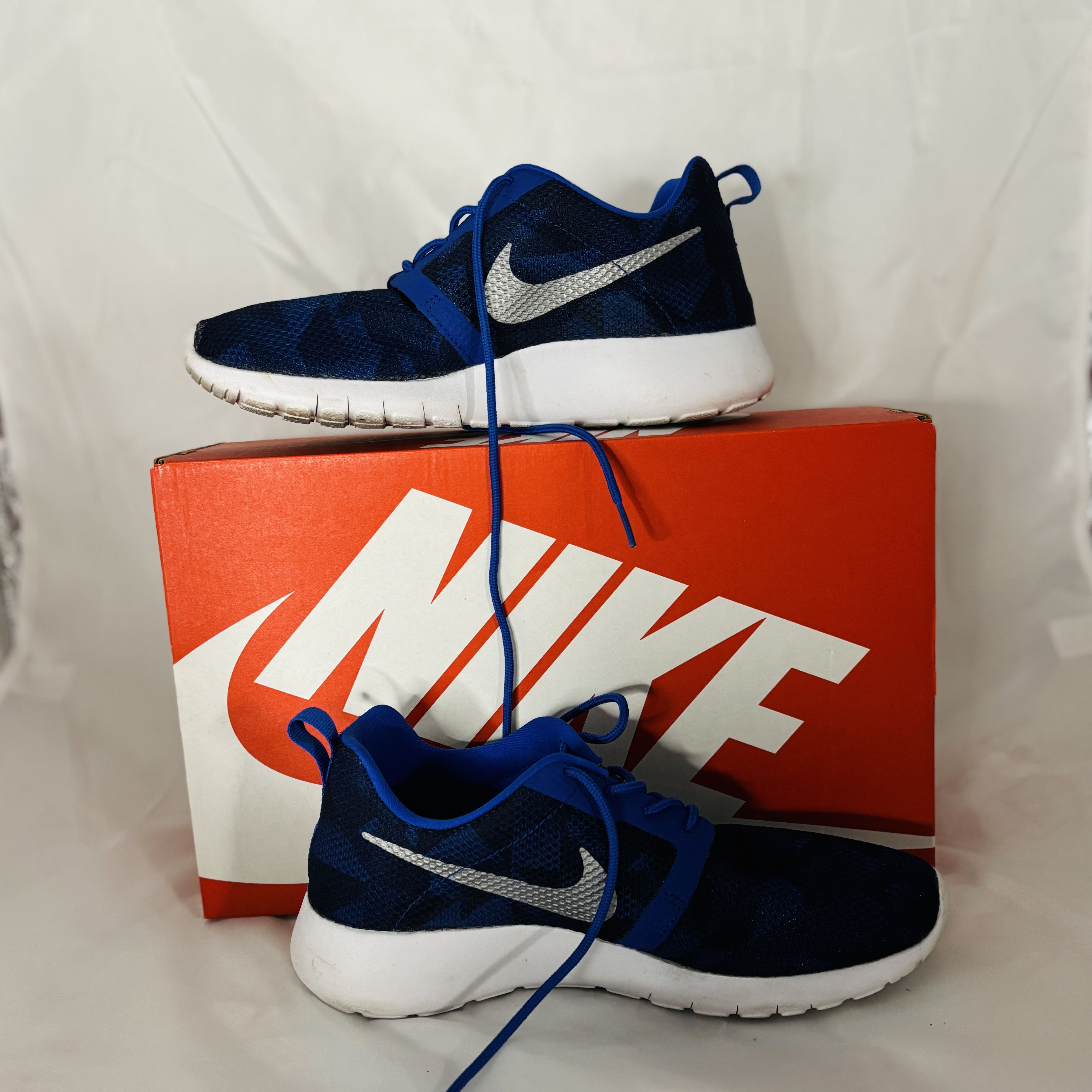Nike Pre-Owned Nike Roshe One Running Shoes (Blue) Mens 6 Size US 6 / EU 39 - 5 Thumbnail