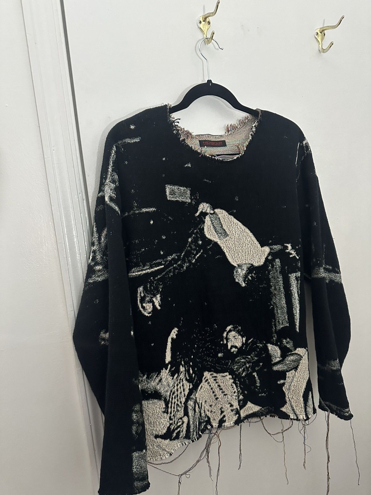 AWGE Die Lit Tapestry Crewneck (Like 4x1111) Size US M / EU 48-50 / 2 - 3 Thumbnail