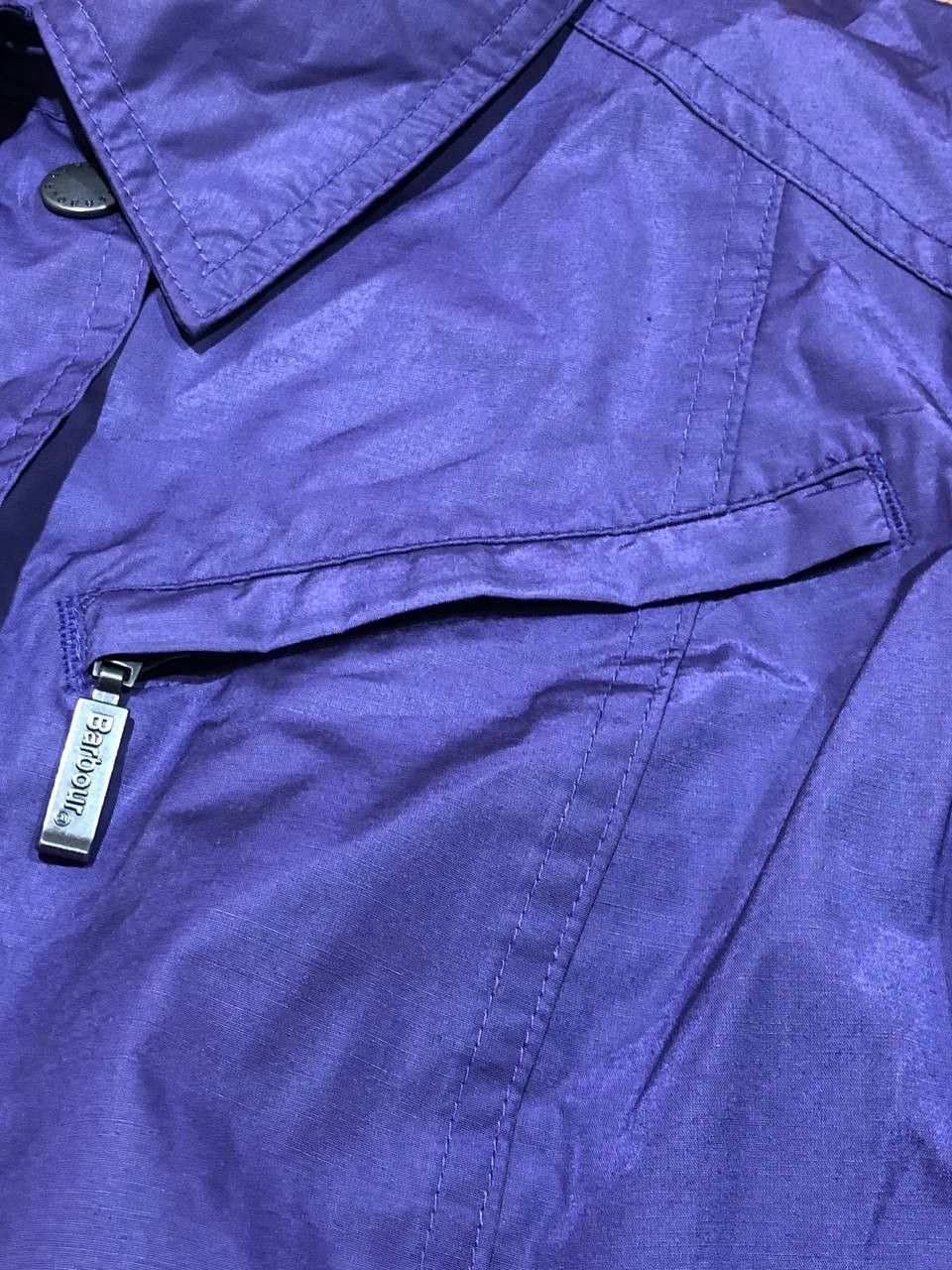 Barbour vintage purple Barbour jacket logo Y2K Streetwear Size M / US 6-8 / IT 42-44 - 12 Thumbnail