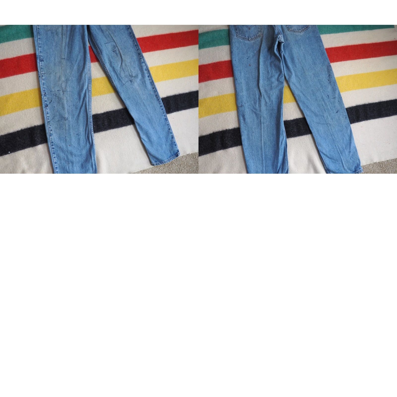 Levi's VTG 90s Levi's USA Made Denim Jeans 32x33 Grunge Blue 550 Relaxed Mens Jeans Pants Size US 32 / EU 48 - 8 Thumbnail