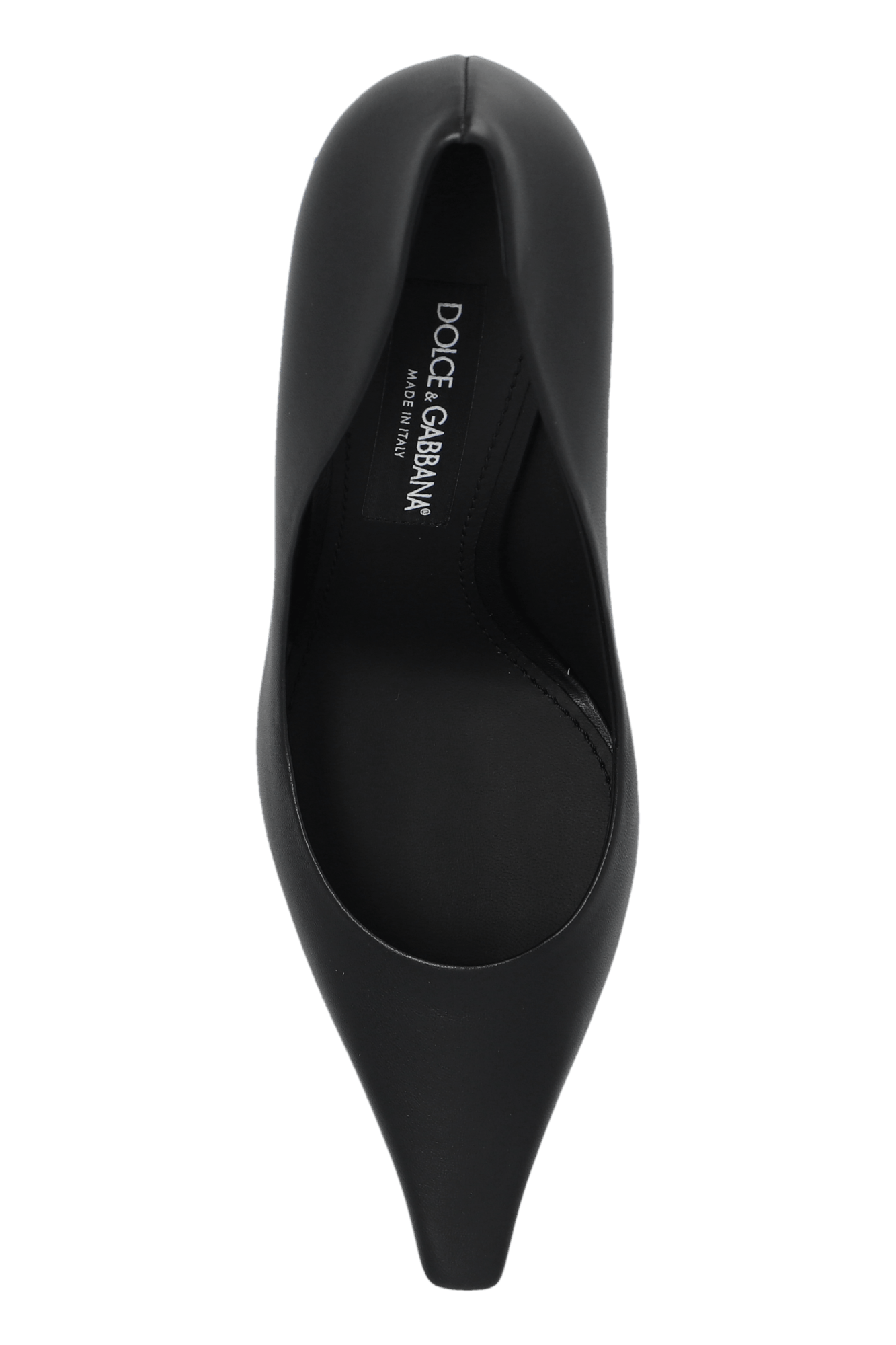 Dolce & Gabbana o1s22i1n0225 Nappa Leather Pumps in Black Size US 8 / IT 38 - 6 Thumbnail