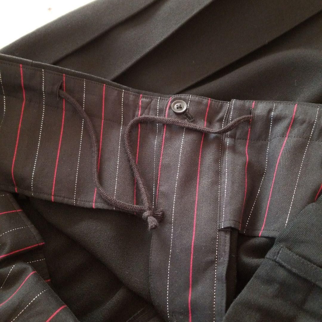 Yohji Yamamoto Yohji Yamamoto Pour Homme ARMY GABARDINE PLEATS SKIRT PANTS Size US 32 / EU 48 - 10 Thumbnail