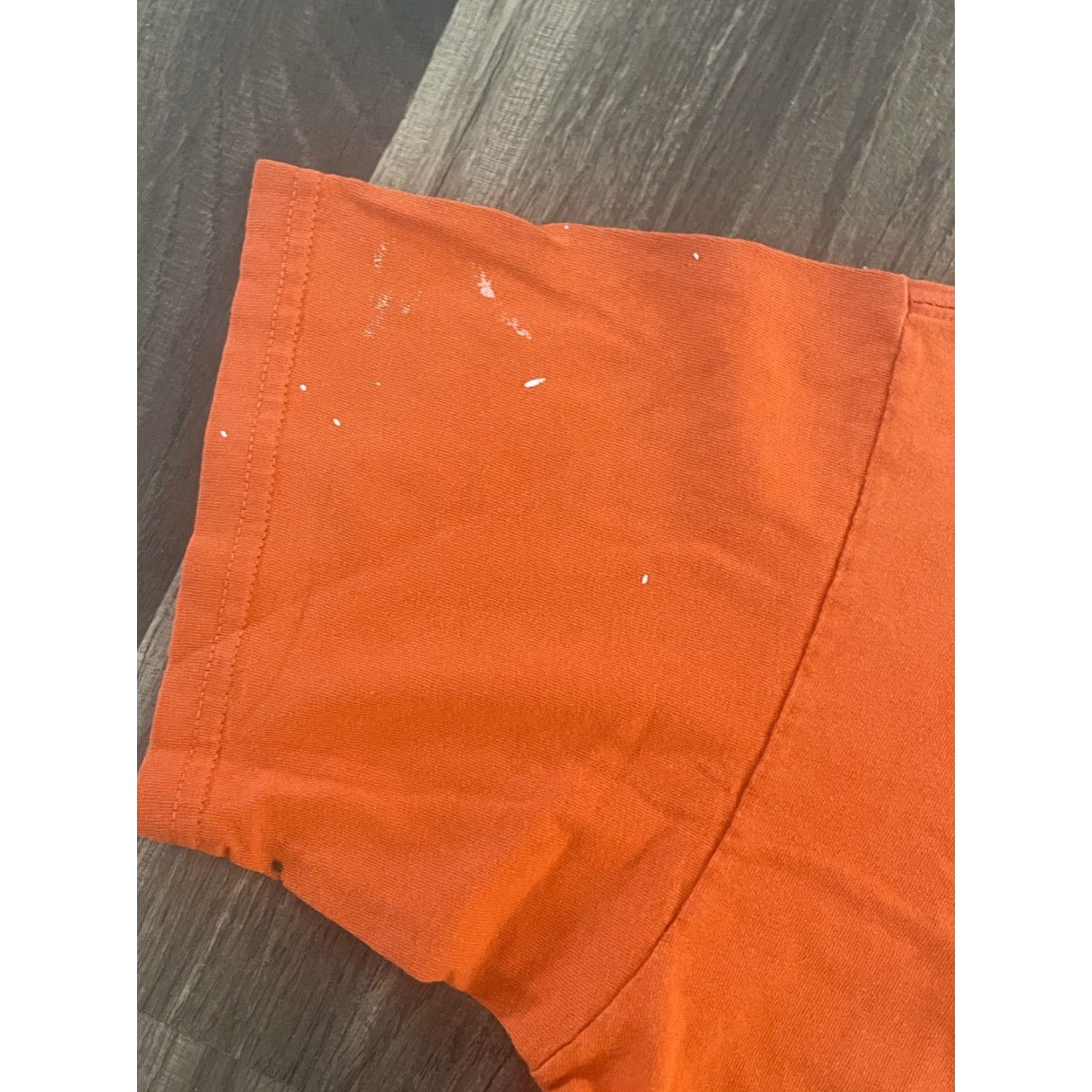Nike VINTAGE Nike T-Shirt Orange Silver Tag M Men Shirt 19x25 .5 Metal Size US M / EU 48-50 / 2 - 5 Thumbnail