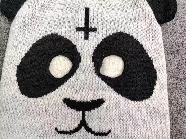 Japanese Brand Custom Made Panda Bear Balaclava Ski Mask Size ONE SIZE - 2 Thumbnail