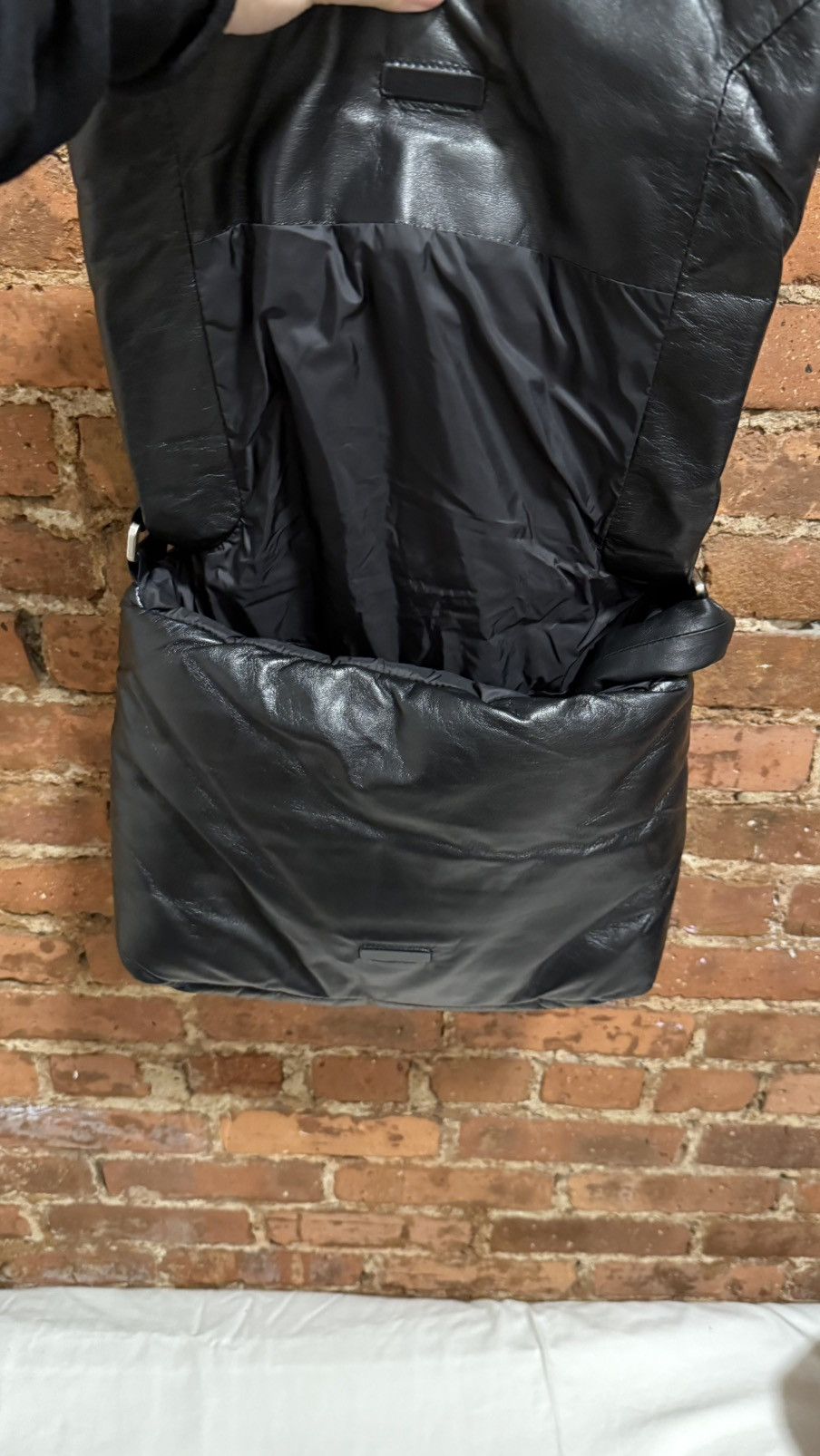 Rick Owens $2700 Rick Owens large pillow griffin bag Size ONE SIZE - 5 Thumbnail