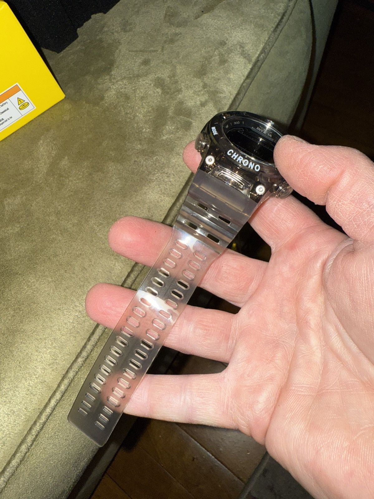 Invicta Invicta Racing “Burnout” Mens Translucent Digital Watch, NEW Size ONE SIZE - 15 Thumbnail
