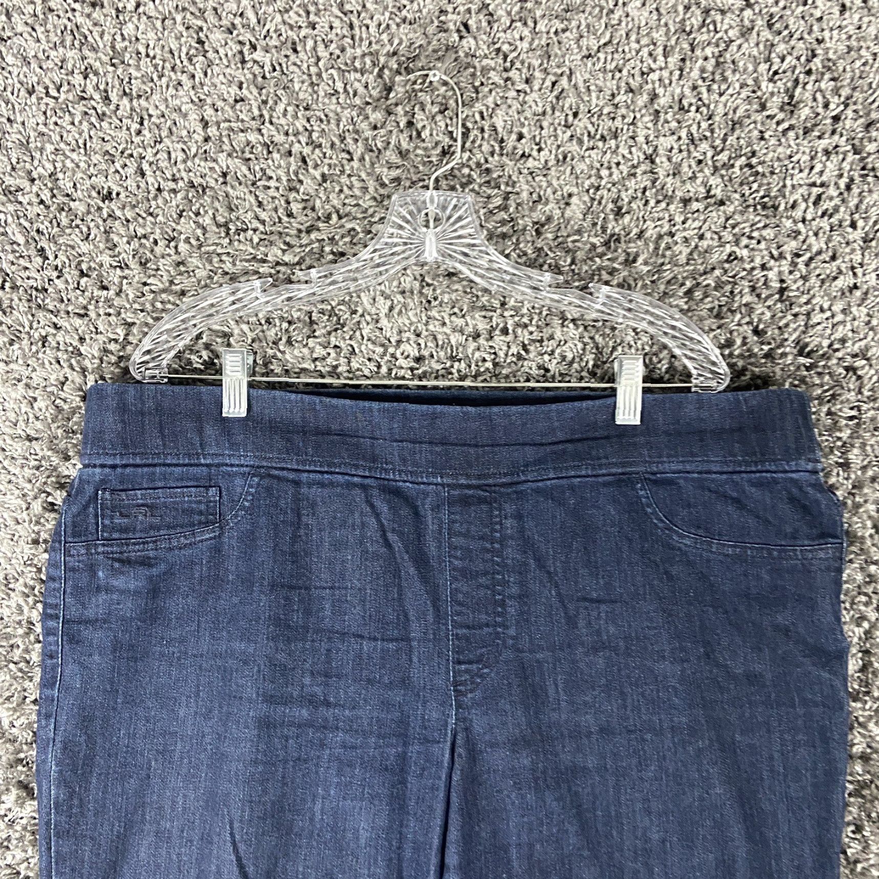 CO Lauren Jeans Co. Jeans Women 16 Blue Skinny Modern Legging Ralph Lauren Size 38" / US 16 / IT 52 - 5 Thumbnail