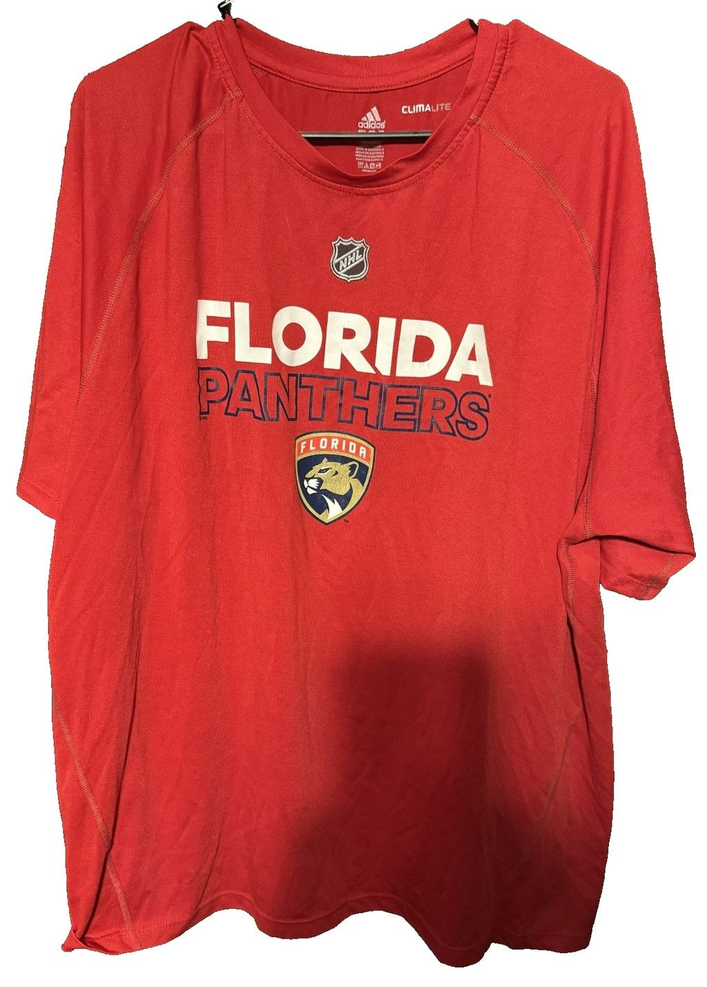 Adidas Florida Panthers Adidas T-Shirt Men's Size XXL Red Size US XXL / EU 58 / 5 - 1 Thumbnail
