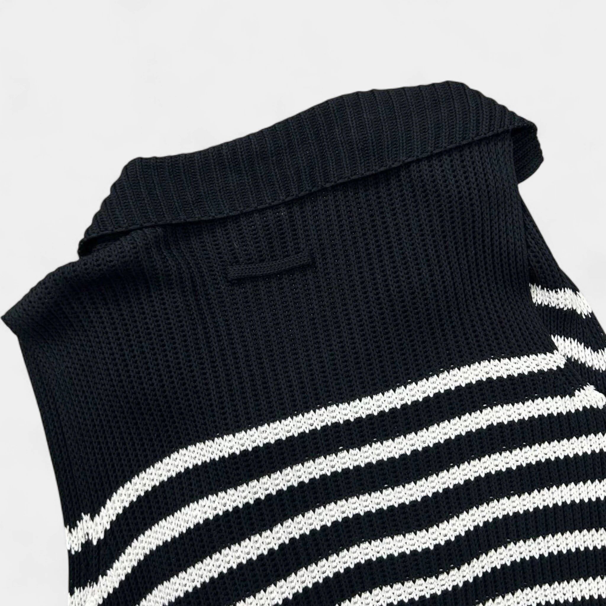 Jean Paul Gaultier Jean Paul Gaultier Sleeveless Long Striped Cardigan Size US M / EU 48-50 / 2 - 7 Thumbnail