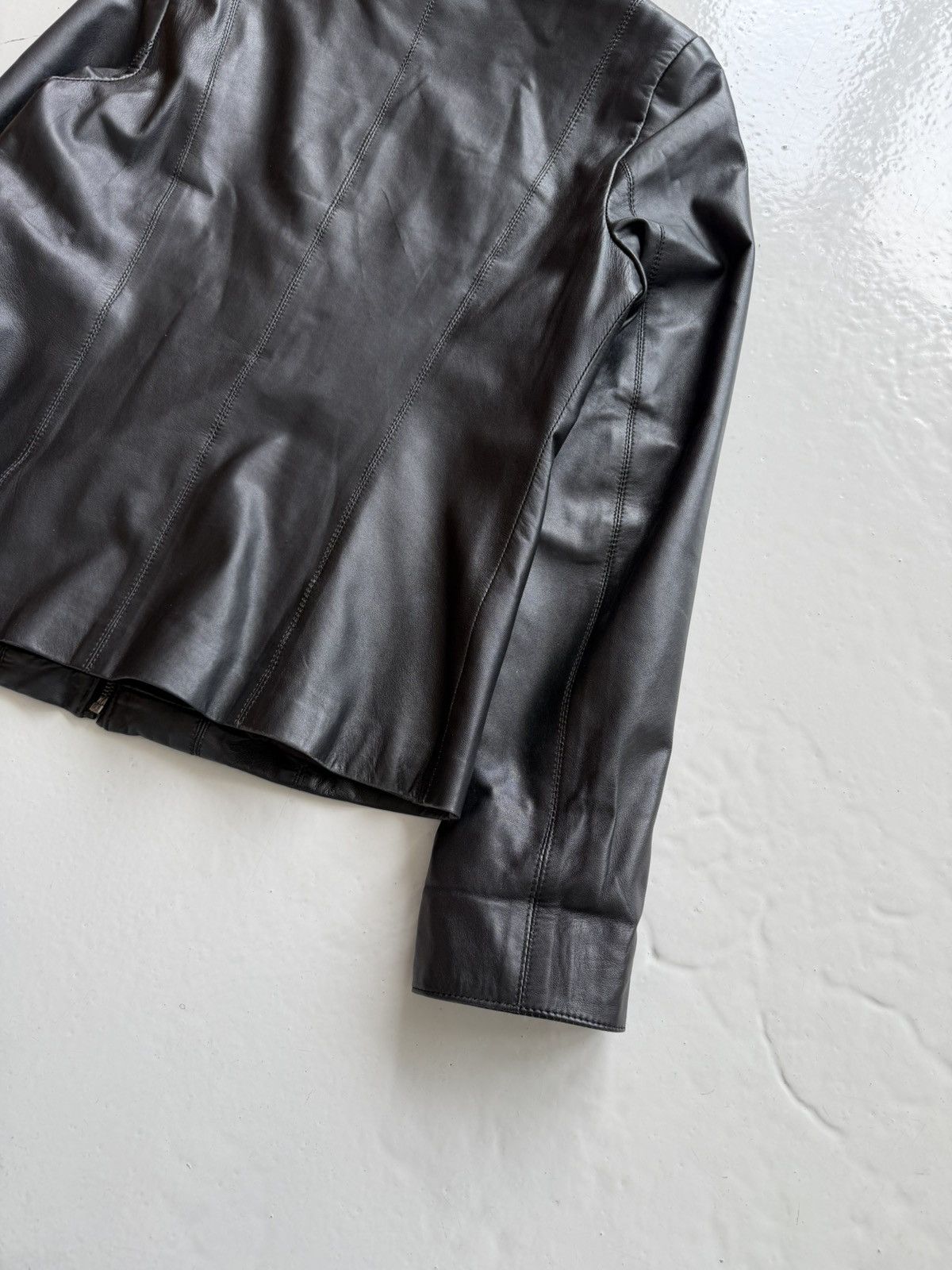 Vintage Archive y2k leather biker jacket Size M / US 6-8 / IT 42-44 - 10 Thumbnail