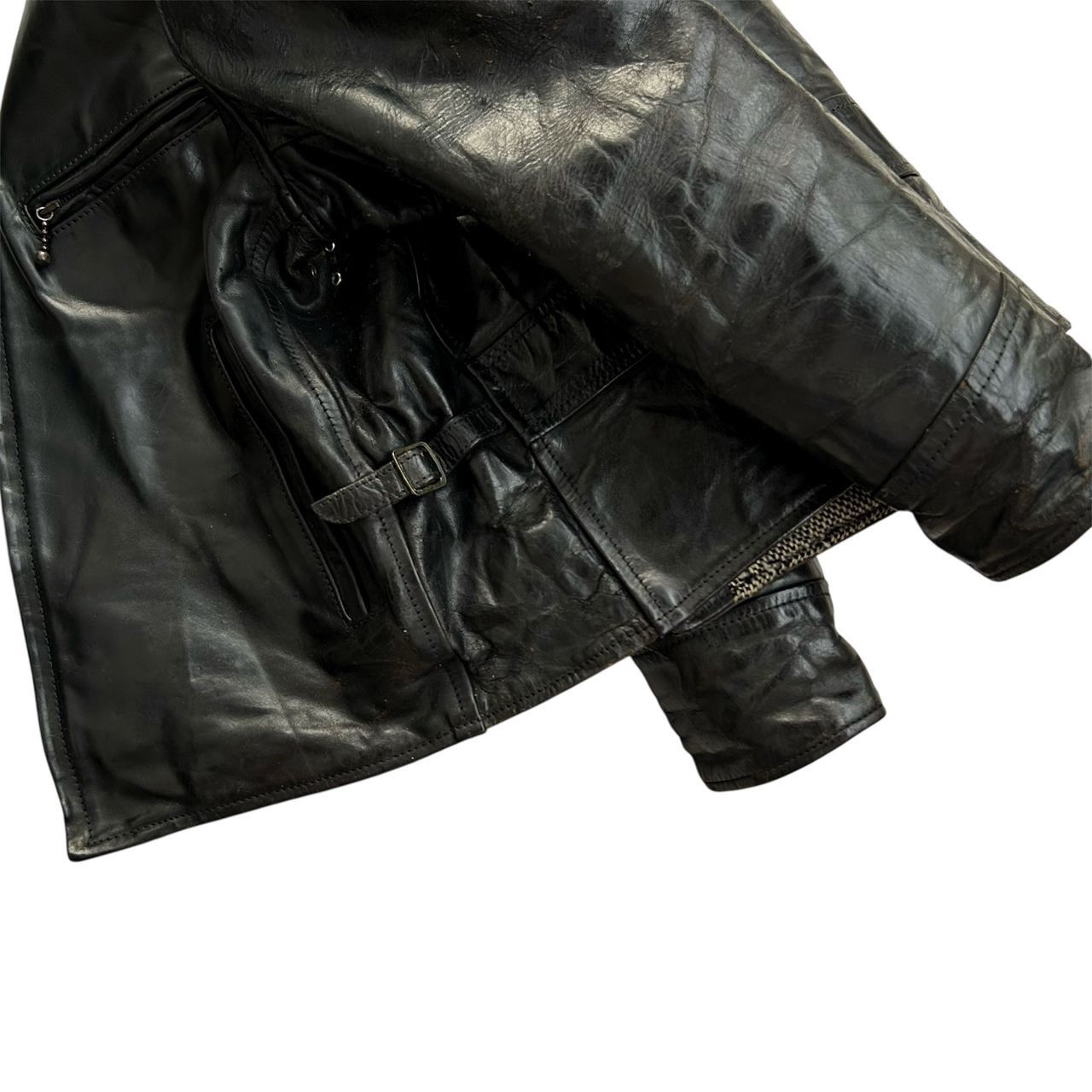 Aero Leathers × Vintage Vintage Aero Leather Biker Jacket Size US S / EU 44-46 / 1 - 8 Thumbnail