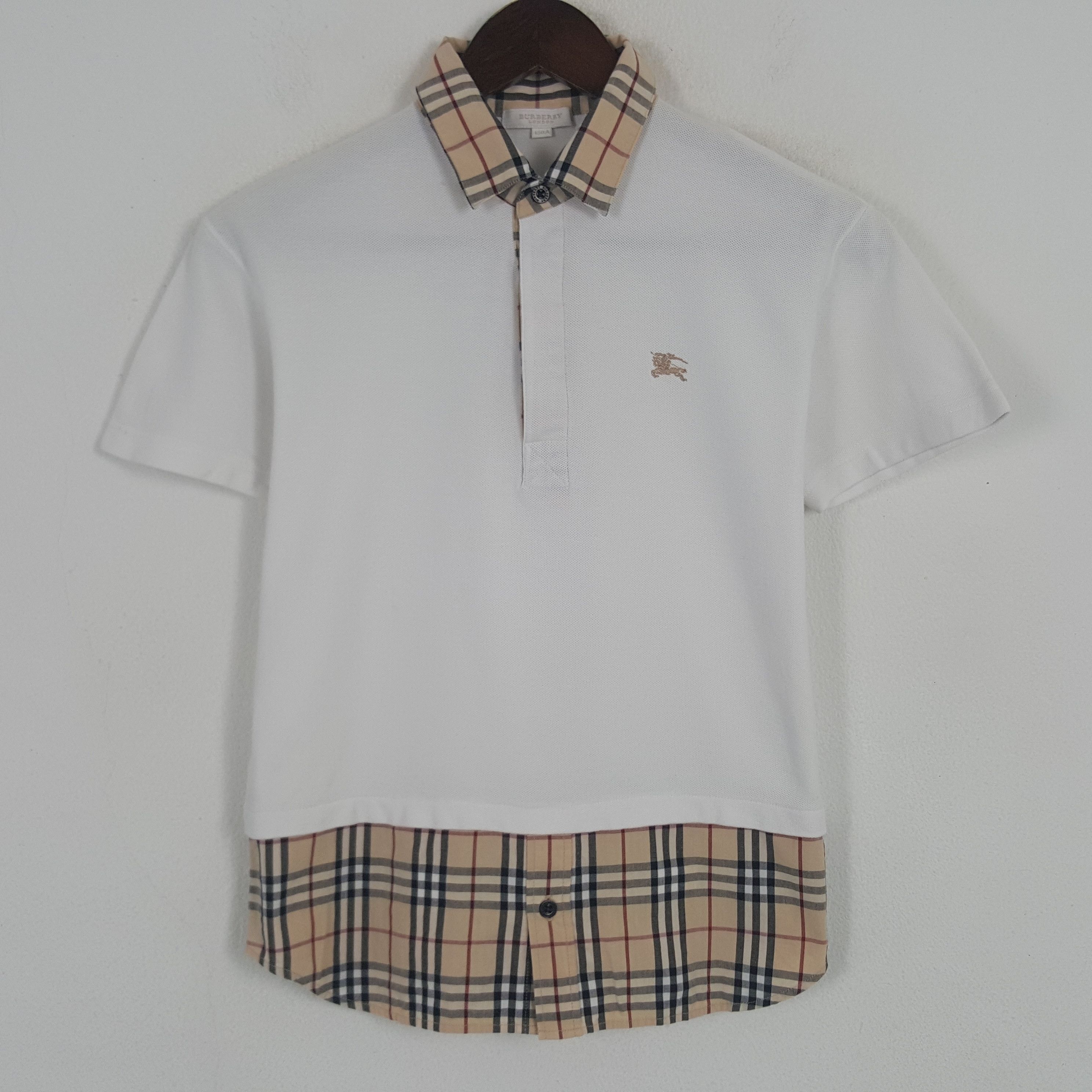 Burberry × Vintage Vintage Burberry London Nova Check Polos Size US S / EU 44-46 / 1 - 1 Thumbnail