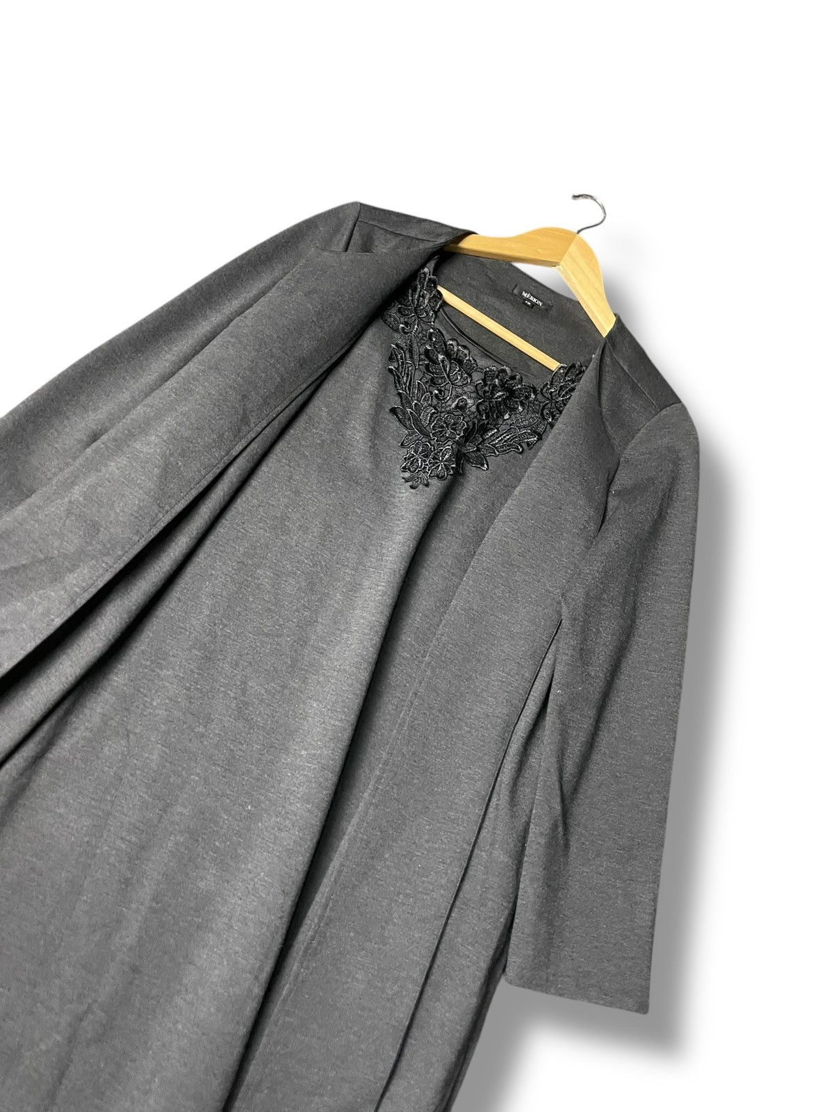 Japanese Brand × Vintage MERION Japanese Brand Two-piece Long Cardigan (82) Size XS / US 0-2 / IT 36-38 - 6 Thumbnail