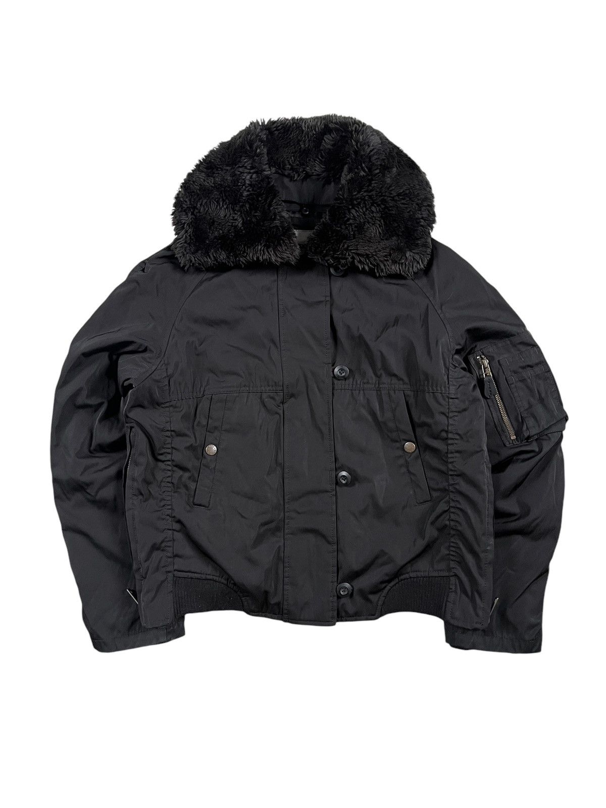 Avirex Avirex Belle Fur Collar Bomber Jacket Size M / US 6-8 / IT 42-44 - 1 Thumbnail