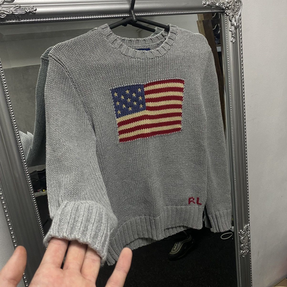 Polo Ralph Lauren Polo Ralph Lauren Sweater USA flag vintage Size US XXS / EU 40 - 4 Thumbnail