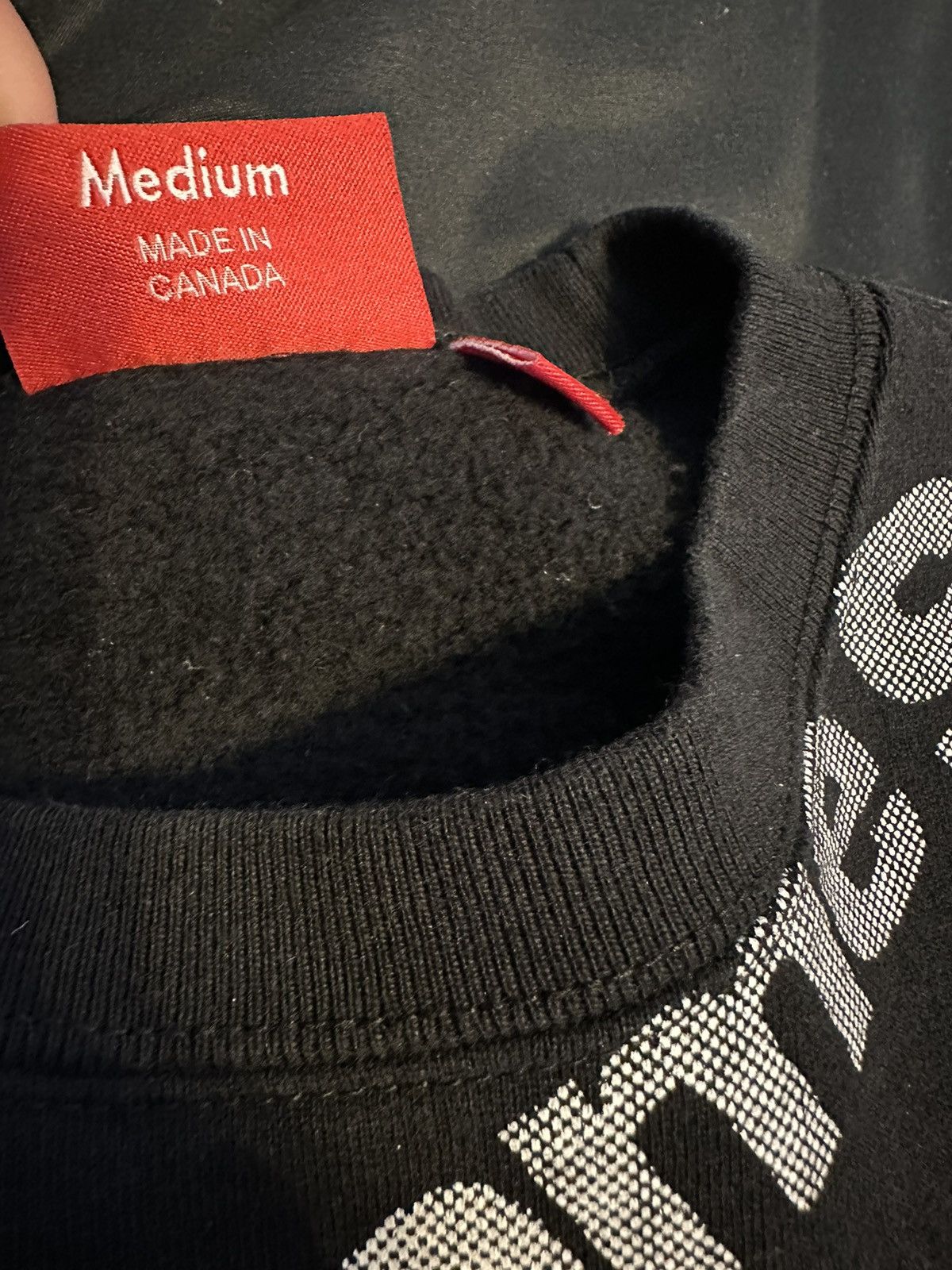 Supreme Supreme print over crewneck Size US M / EU 48-50 / 2 - 4 Thumbnail
