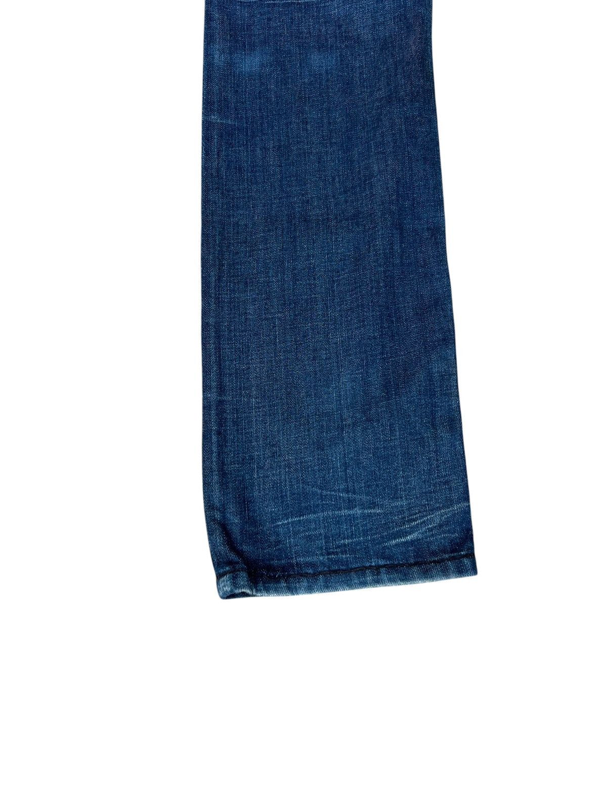 Robins Jeans Y2K Robin’s Jean Born To Be Wild Dirty Denim Jeans Size US 31 - 15 Thumbnail