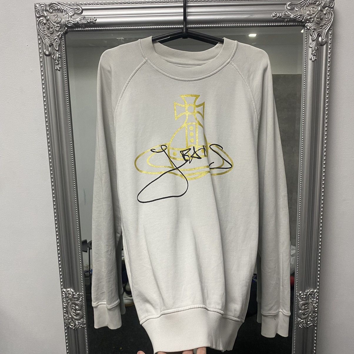 Vivienne Westwood Vintage Vivienne Westwood Sweatshirt big Logo Basic Pullover Size US S / EU 44-46 / 1 - 3 Thumbnail