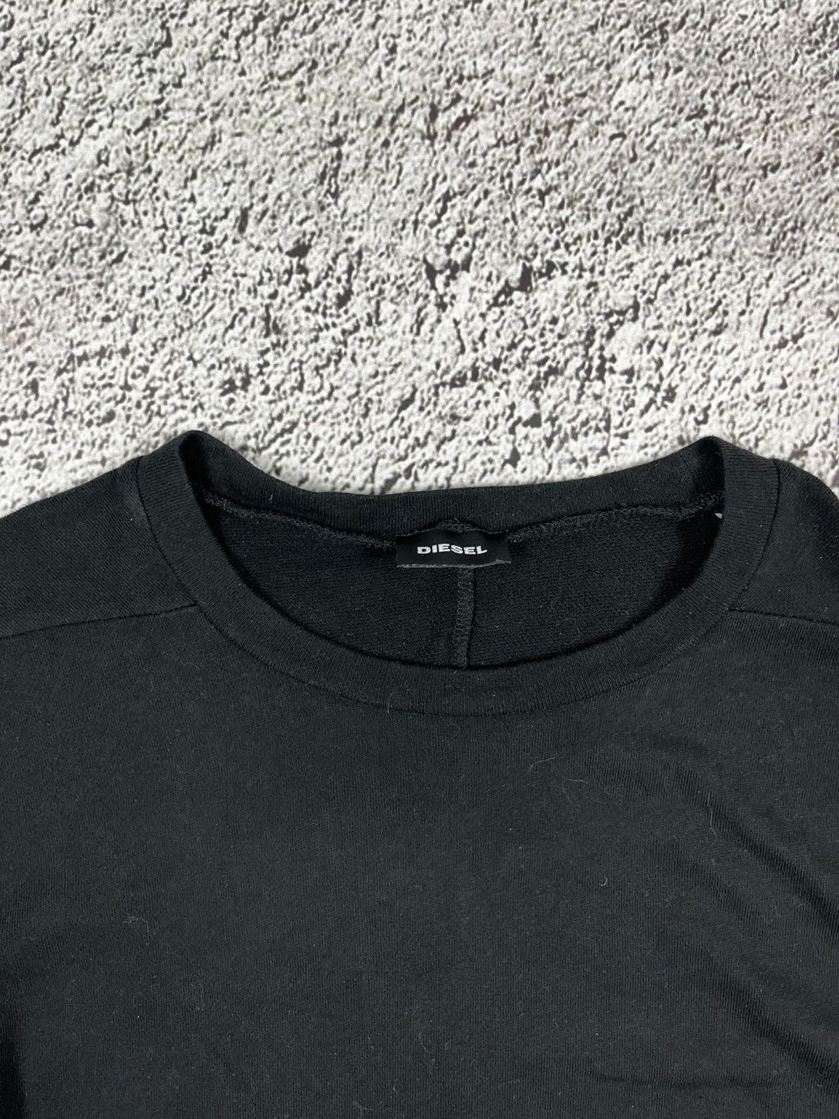 Diesel Vintage Y2K Diesel logo asymmetric Sweatshirt streetwear S Size US S / EU 44-46 / 1 - 6 Thumbnail