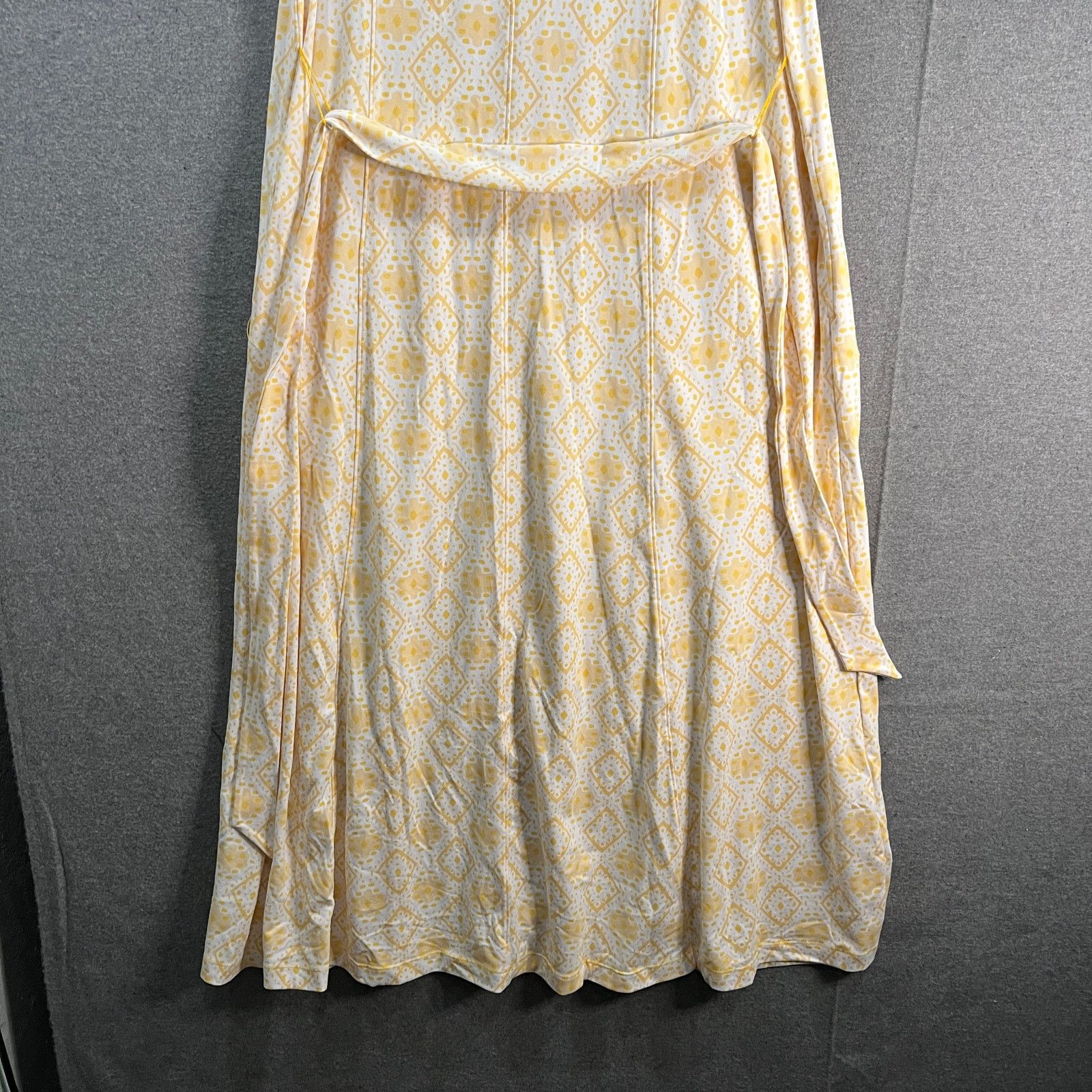 Other Cuddl Duds Petite Flexwear Paneled Maxi Dress Yellow Size S / US 4 / IT 40 - 10 Thumbnail