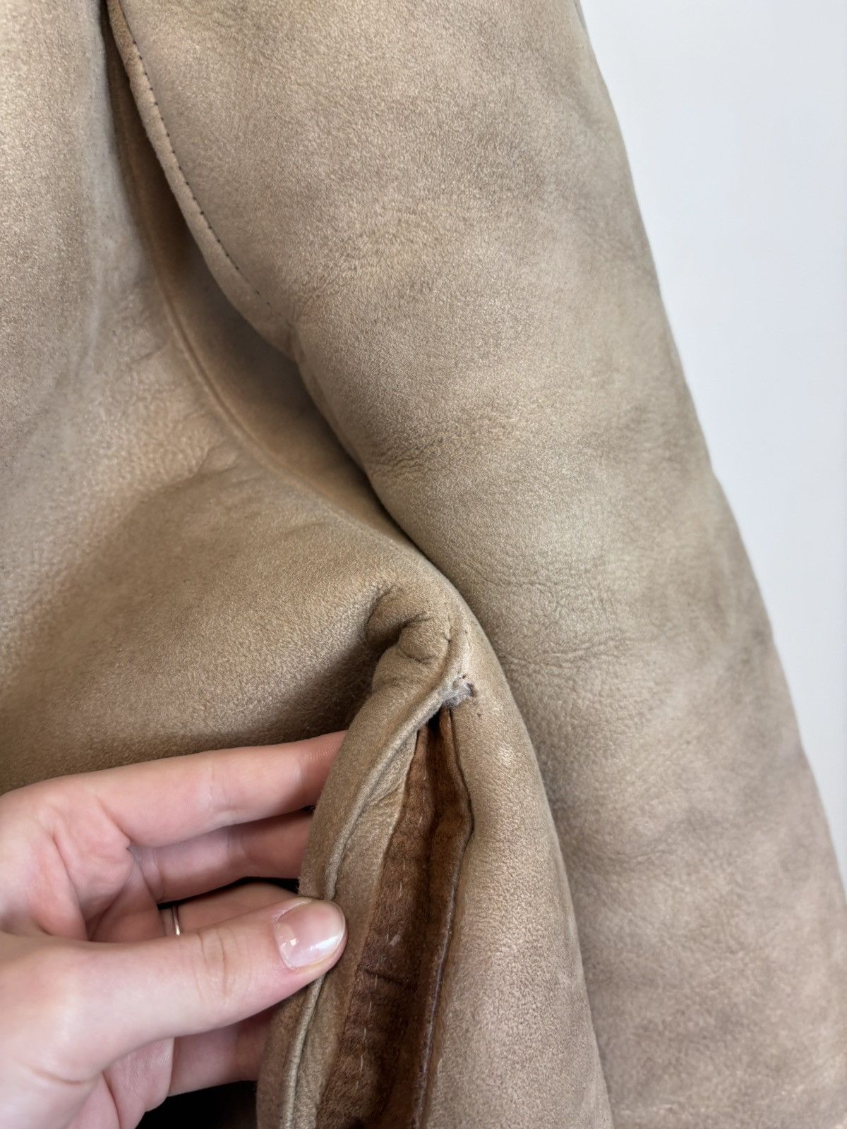 Sawyer of Napa Vintage Sawyer Of Napa Women’s Fur Shearling Sheepskin Coat Size L / US 10 / IT 46 - 24 Thumbnail