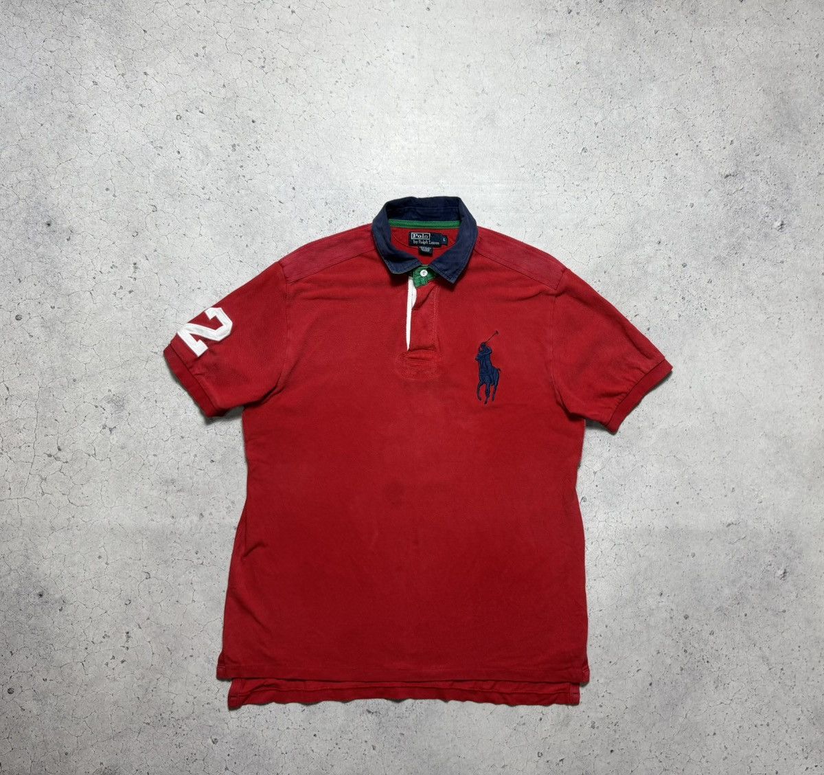 Polo Ralph Lauren Polo Ralph Lauren #2 Big Pony Polo Shirt Red Size L Size US L / EU 52-54 / 3 - 1 Thumbnail