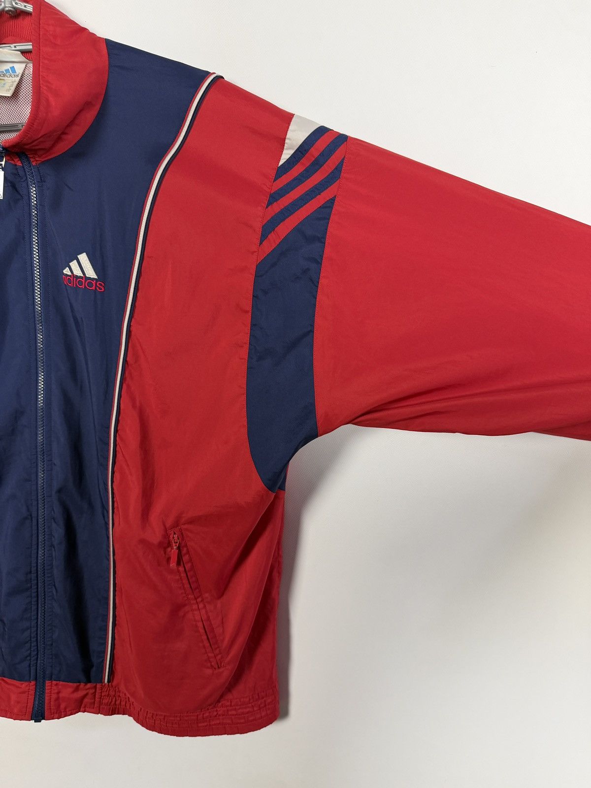 Adidas Men’s Adidas Vintage Full Zip Track Jacket Retro 90s Size L Size US L / EU 52-54 / 3 - 8 Thumbnail
