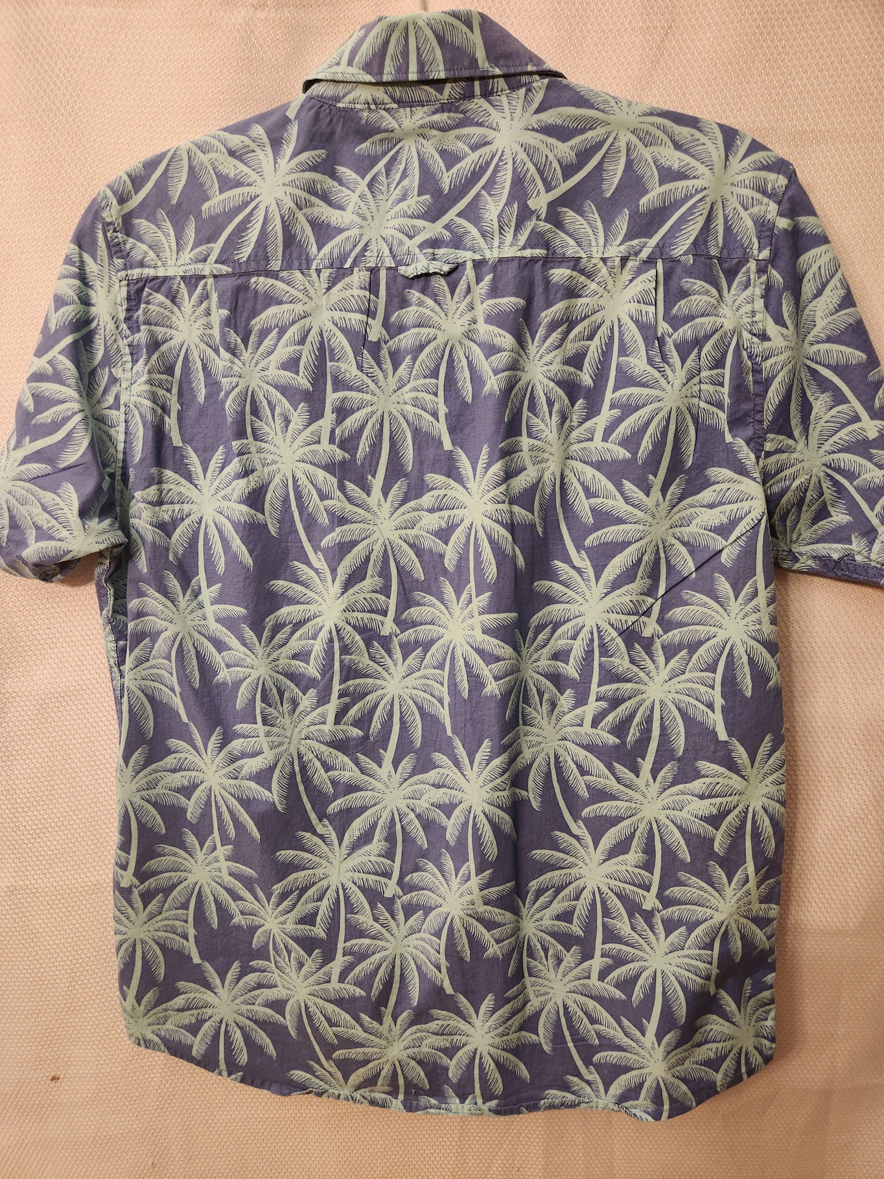 Hurley Cotton Blend Hawaiian Short Sleeve Shirt Size US S / EU 44-46 / 1 - 2 Thumbnail