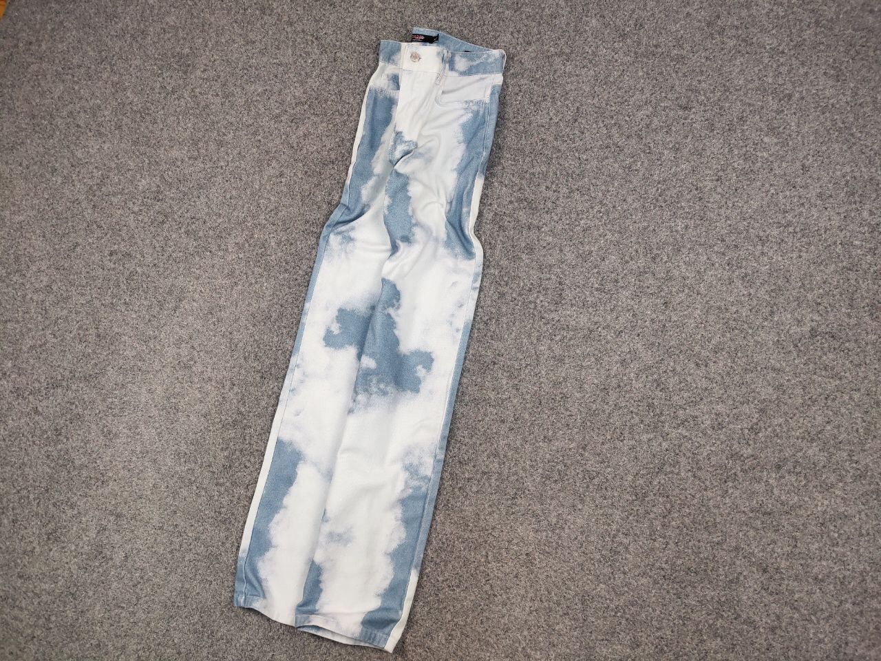 Jaded London Jaded London Boyfriend Sky Blue Art Denim Jeans Japan Style Size US 29 - 3 Thumbnail