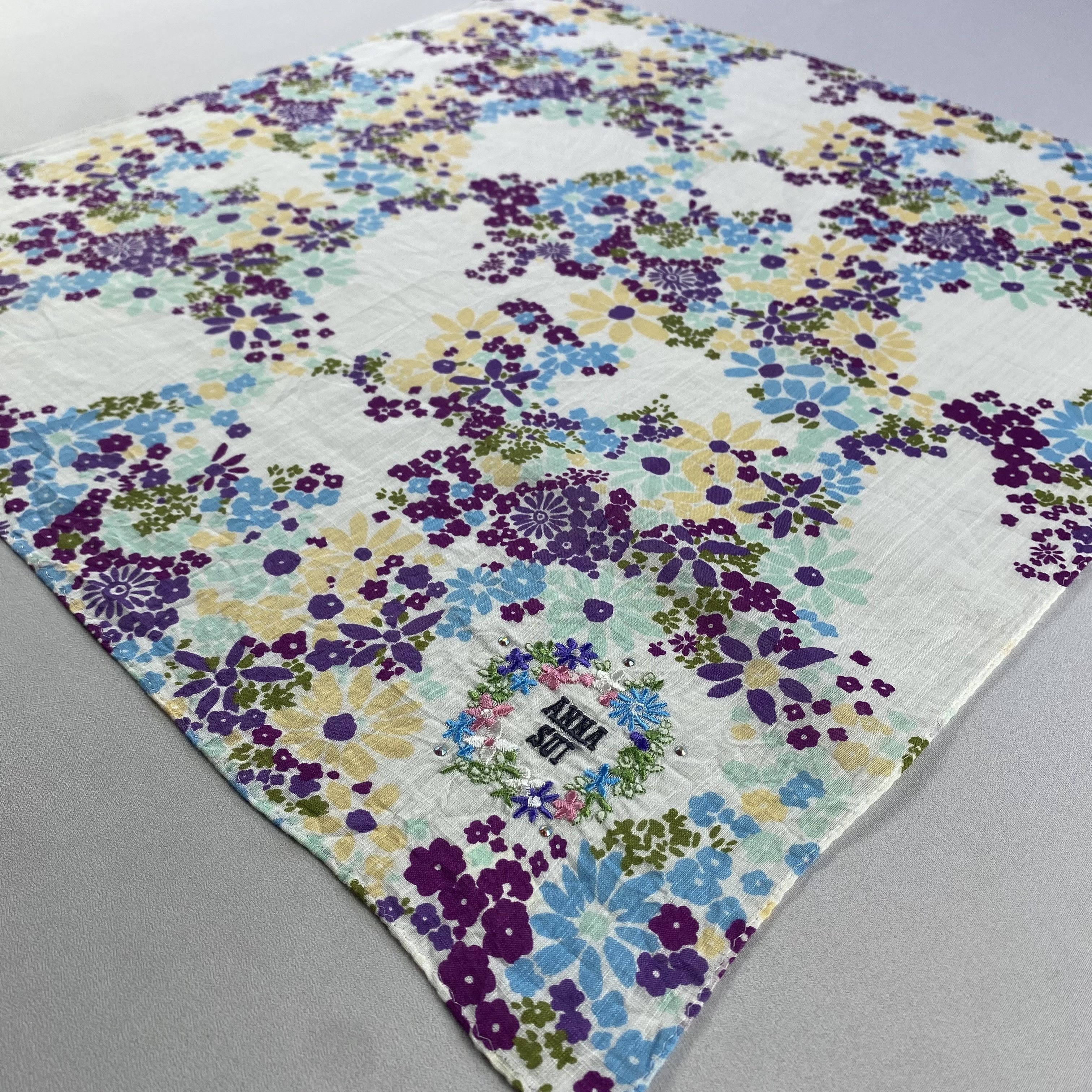 Vintage Anna Sui Bandana/ Handkerchief / Neckerchief Size ONE SIZE - 2 Thumbnail
