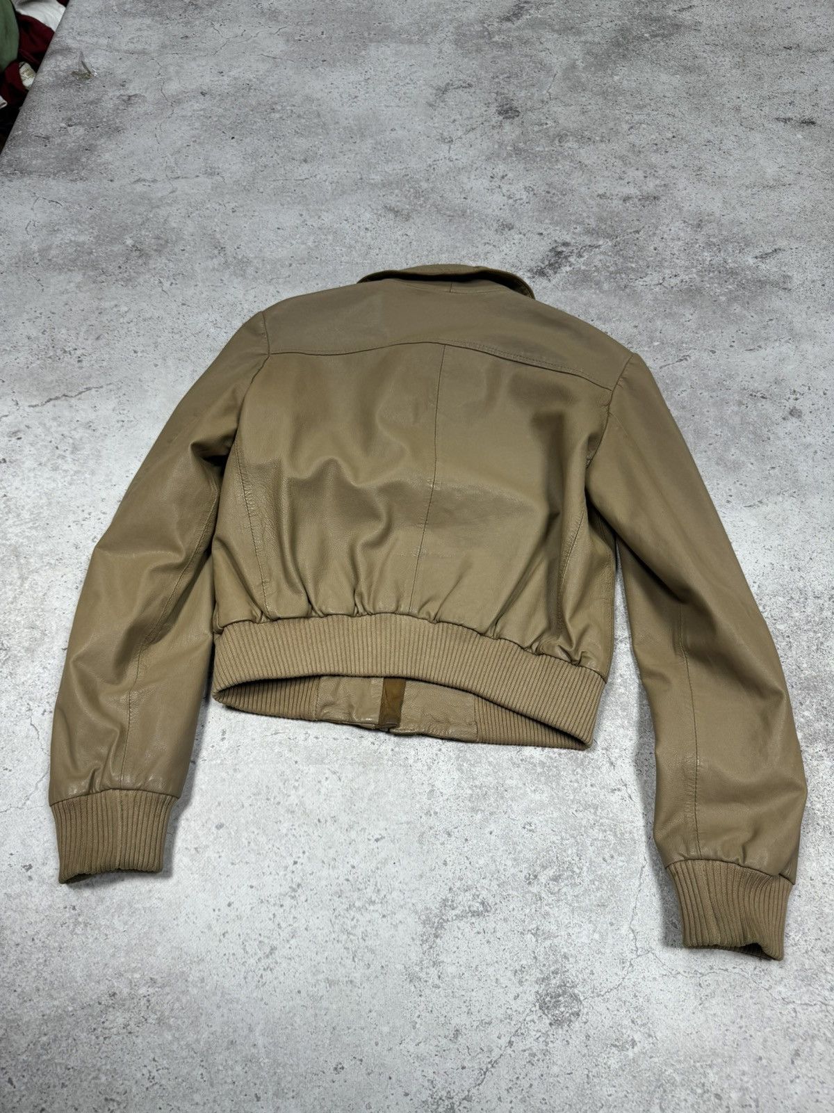 Japanese Brand × Vintage Vintage 00s Soft Leather Junya Watanabe Style Cropped Jacket Size US S / EU 44-46 / 1 - 2 Thumbnail
