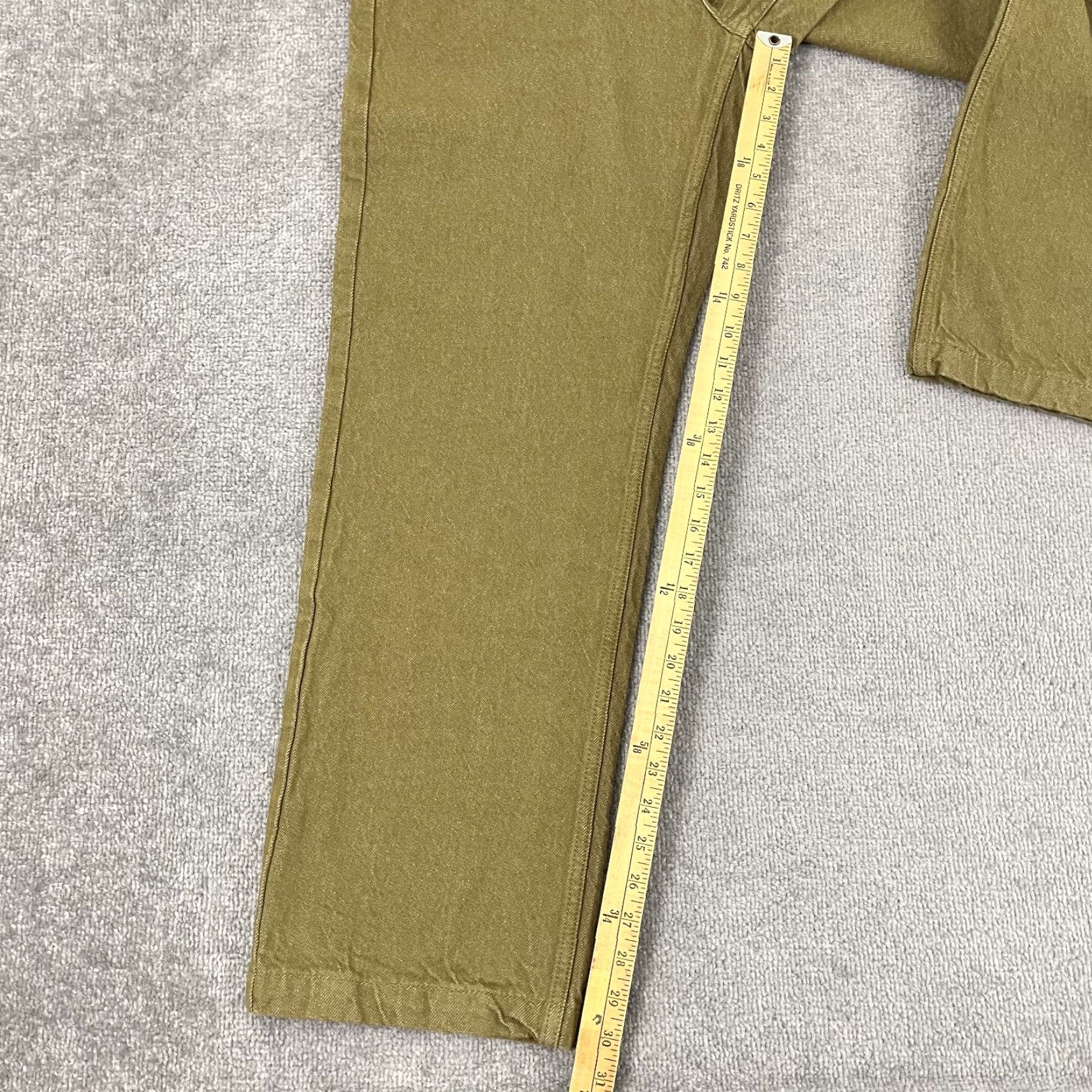 Vans VANS Gilbert Crockett Pants Men's 33x30 Chino Straight Fit Brown Skateboarding Casual Size US 33 - 6 Thumbnail