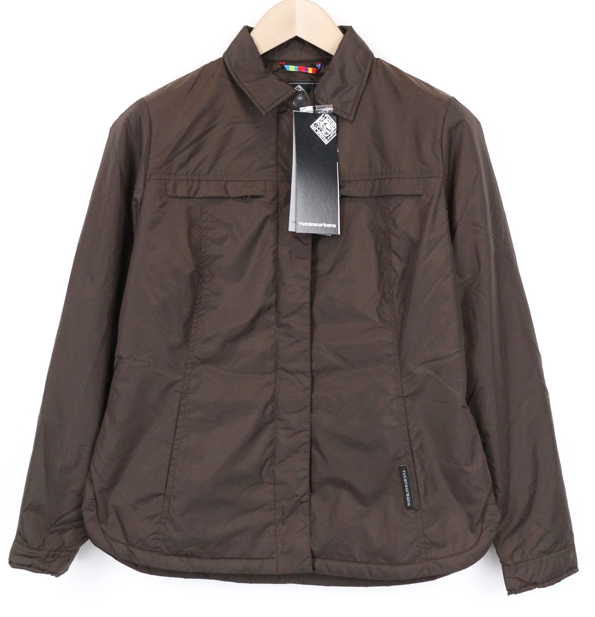Other GOMEZ IT38 Brown Windproof Moto Jacket 75067 Size M / US 6-8 / IT 42-44 - 1 Thumbnail