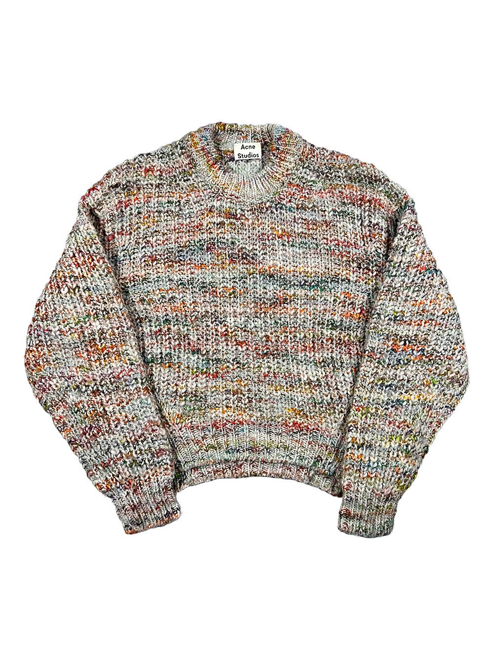Acne Studios Acne Studios Zora Multicoloured Chunky Knitted Sweater Size US S / EU 44-46 / 1 - 1 Thumbnail