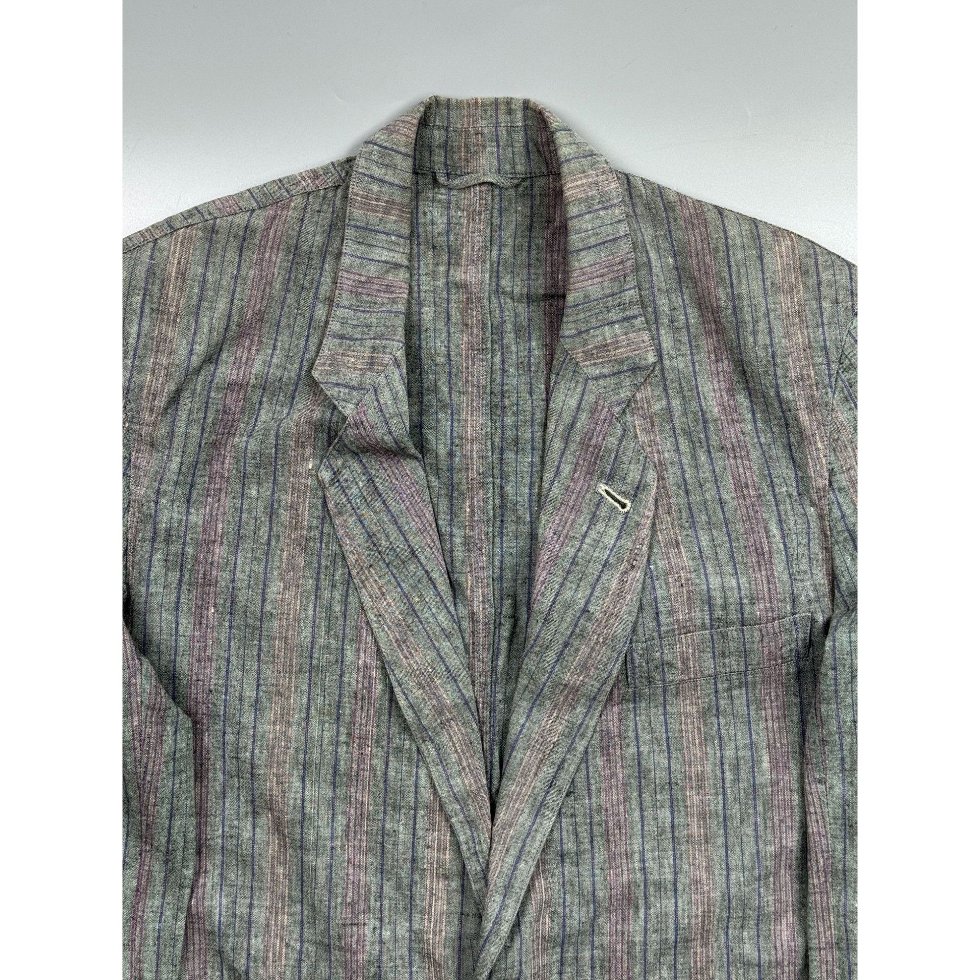 Suitsupply SuitSupply 3 Button Striped Blazer (Y1230) Size 42L - 3 Thumbnail