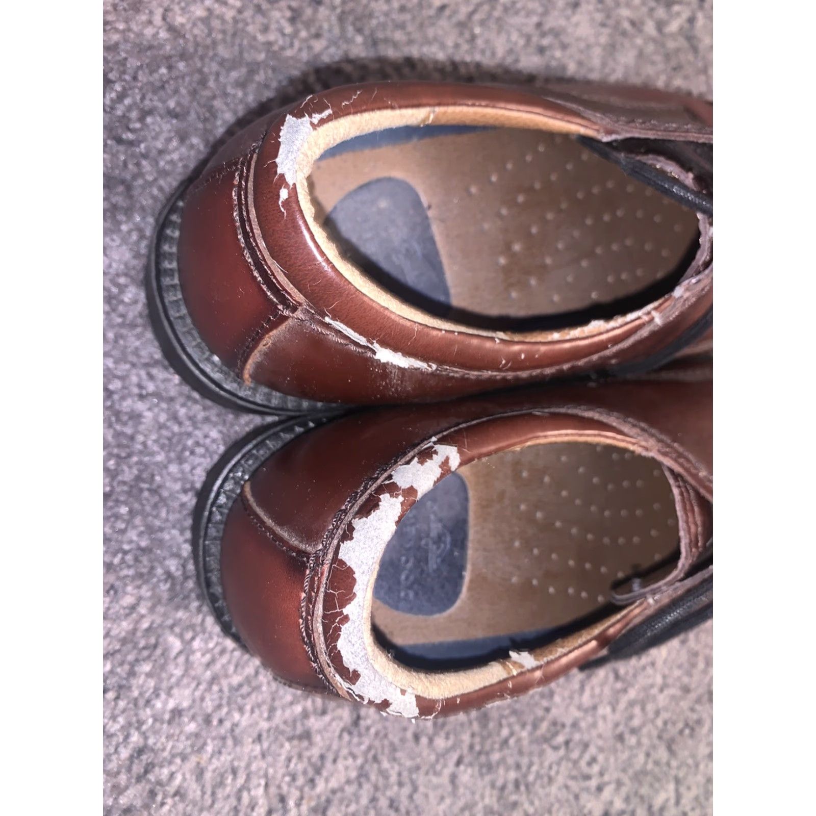 Dockers DOCKERS Mens Brown Leather Lace Up Oxford Cap Toe Dress Shoes Size 10W 090-2219 Mens Shoes Dress Oxford Brown Leather Cap Toe Lace-Up 10W Shoes Size ONE SIZE - 7 Thumbnail