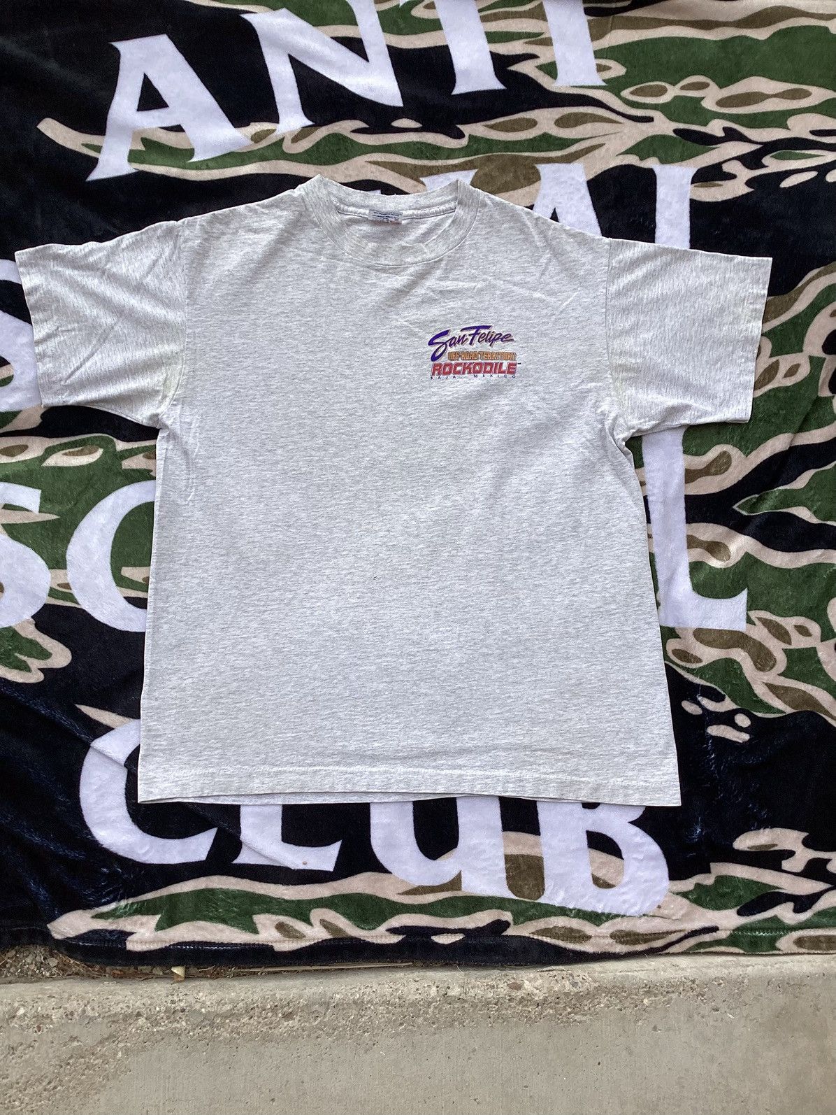 Vintage Vtg San Felipe off-road territory Baja Mexico MX racing Tee Size US L / EU 52-54 / 3 - 4 Thumbnail