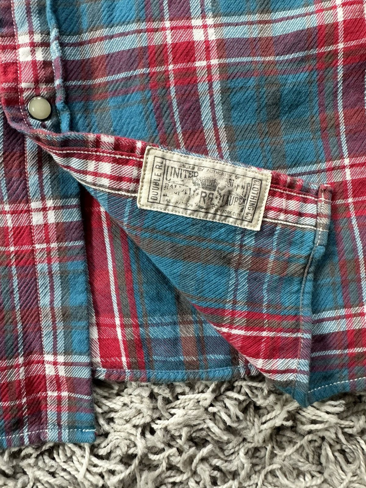 RRL Ralph Lauren RRL Western Plaid Shirt Size US XL / EU 56 / 4 - 4 Thumbnail