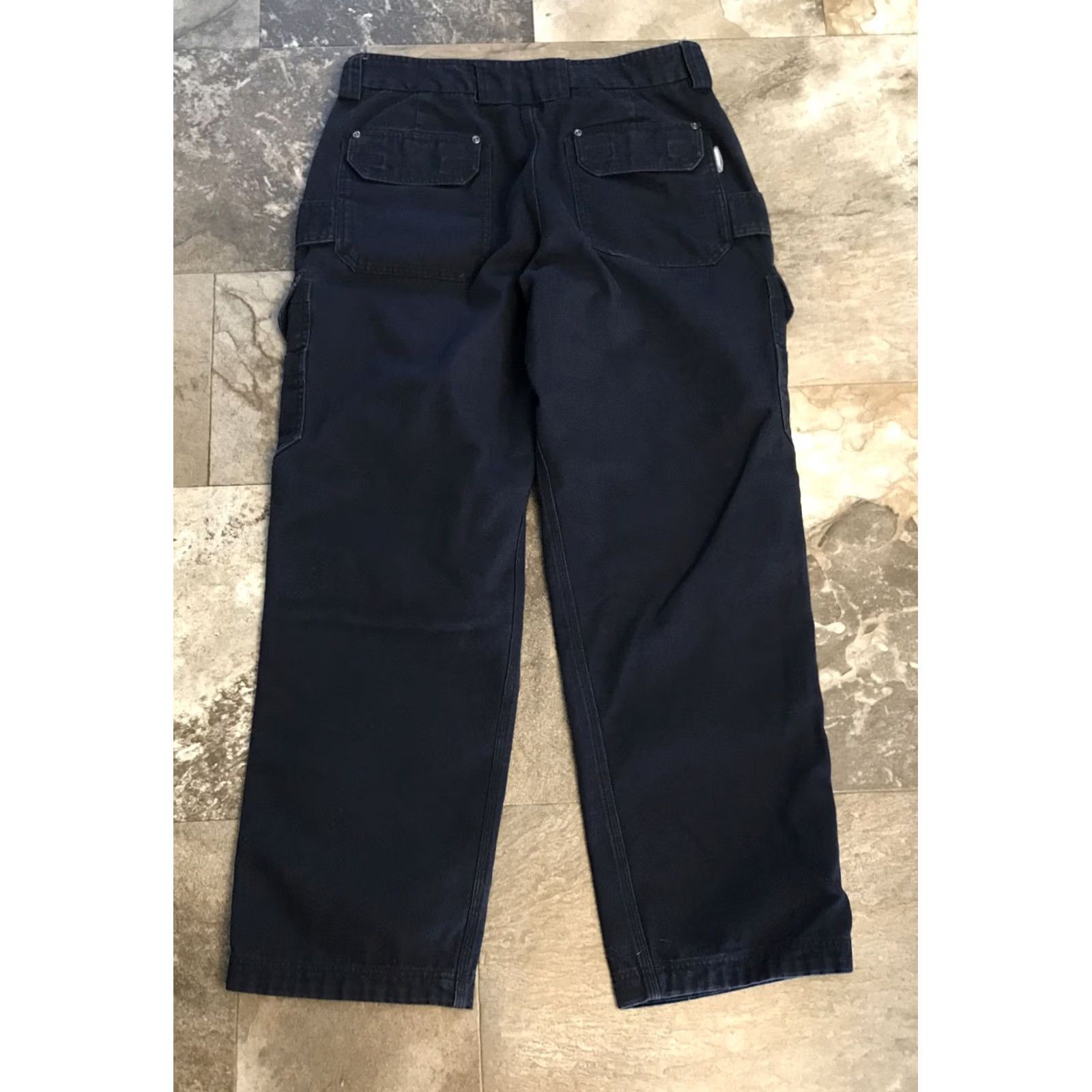 Denime Duluth 36x32 34W Relaxed Denim Jeans Blue Cotton Work Pants Straight Mens Size US 34 / EU 50 - 4 Thumbnail