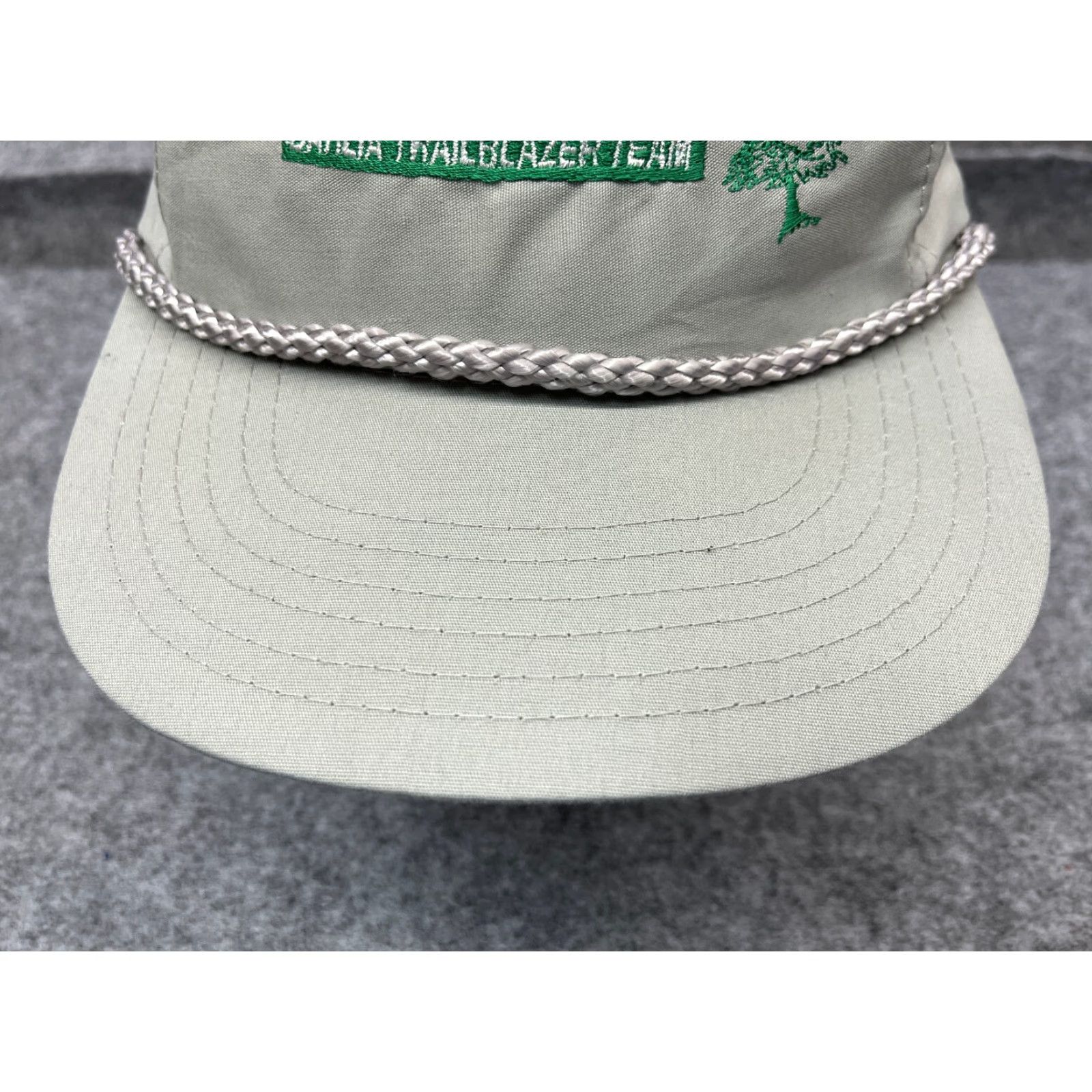 Vintage Dahlia Trailblazer Team Hat Cap Snap Back Adult Gray Cotton Poly 90s Size ONE SIZE - 3 Thumbnail