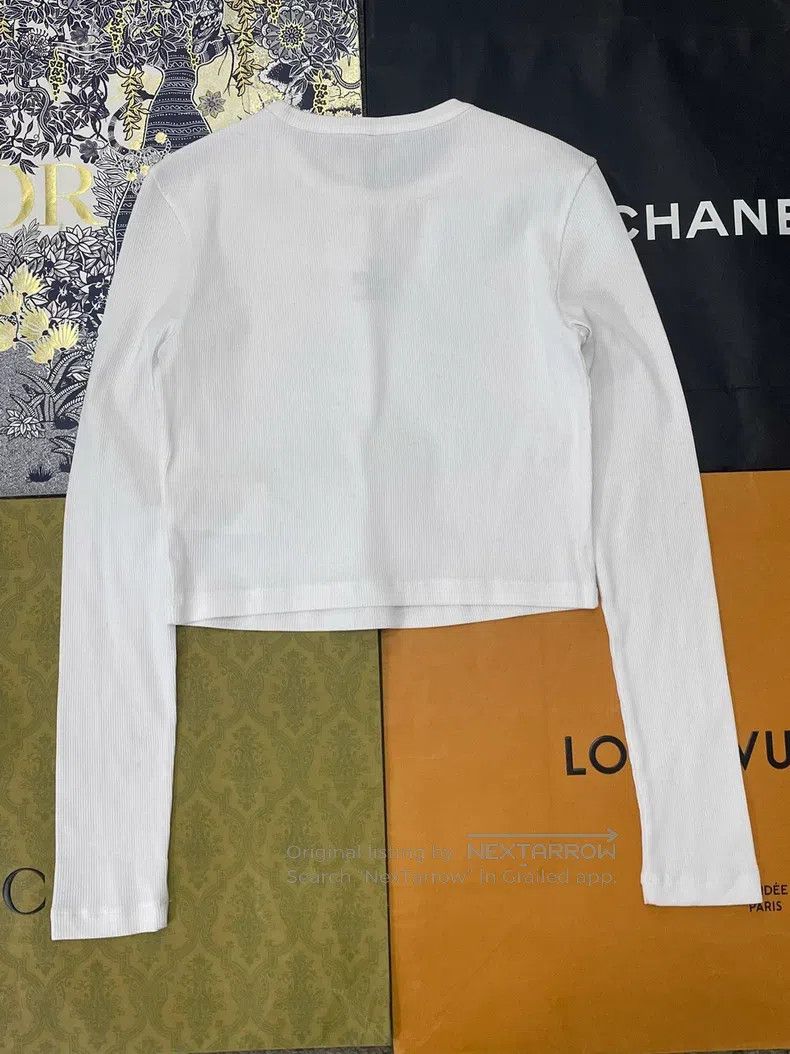 Fendi Fendi White Letter Knit Long Sleeve Underwear Size S / US 4 / IT 40 - 3 Thumbnail
