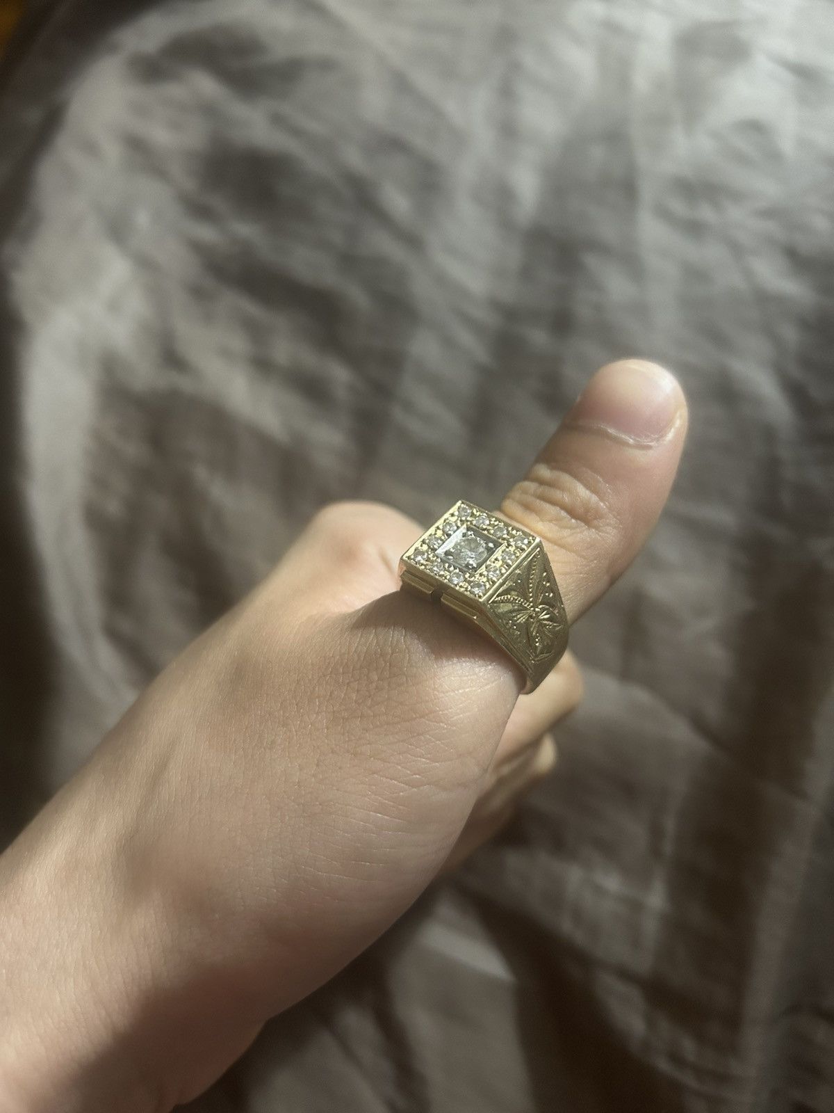 Vintage Men’s Gold Ring Size ONE SIZE - 4 Thumbnail