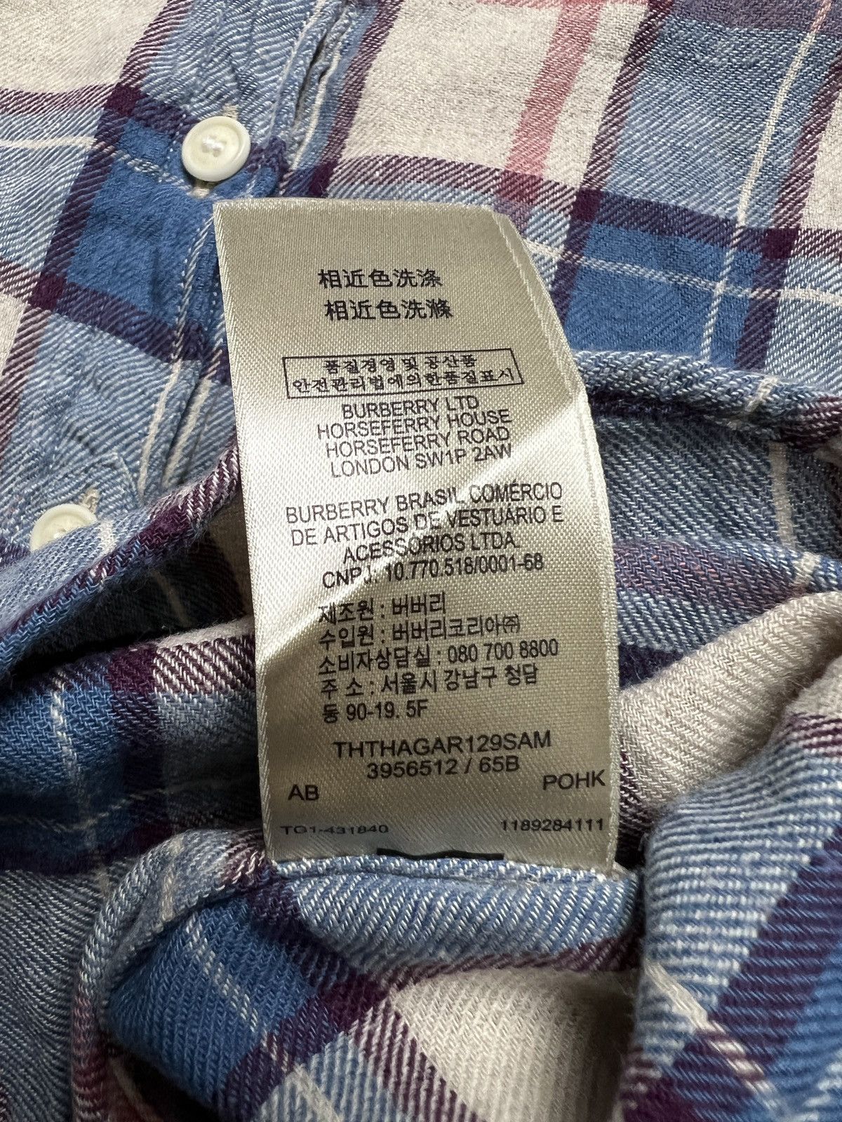 Burberry Burberry Brit Nova Check Shirt Blouses Vintage y2k Size M / US 6-8 / IT 42-44 - 13 Thumbnail