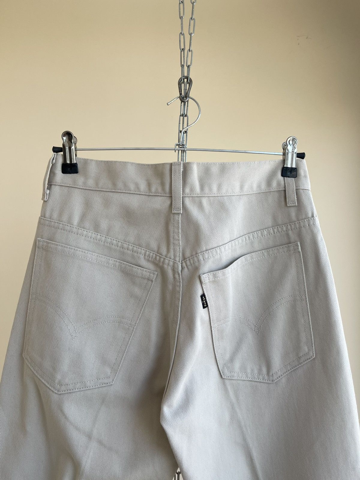 Levi's Sta-Prest 566 Black Tab Straight Regular Fit Pants 90s 28x32 Size US 28 / EU 44 - 5 Thumbnail