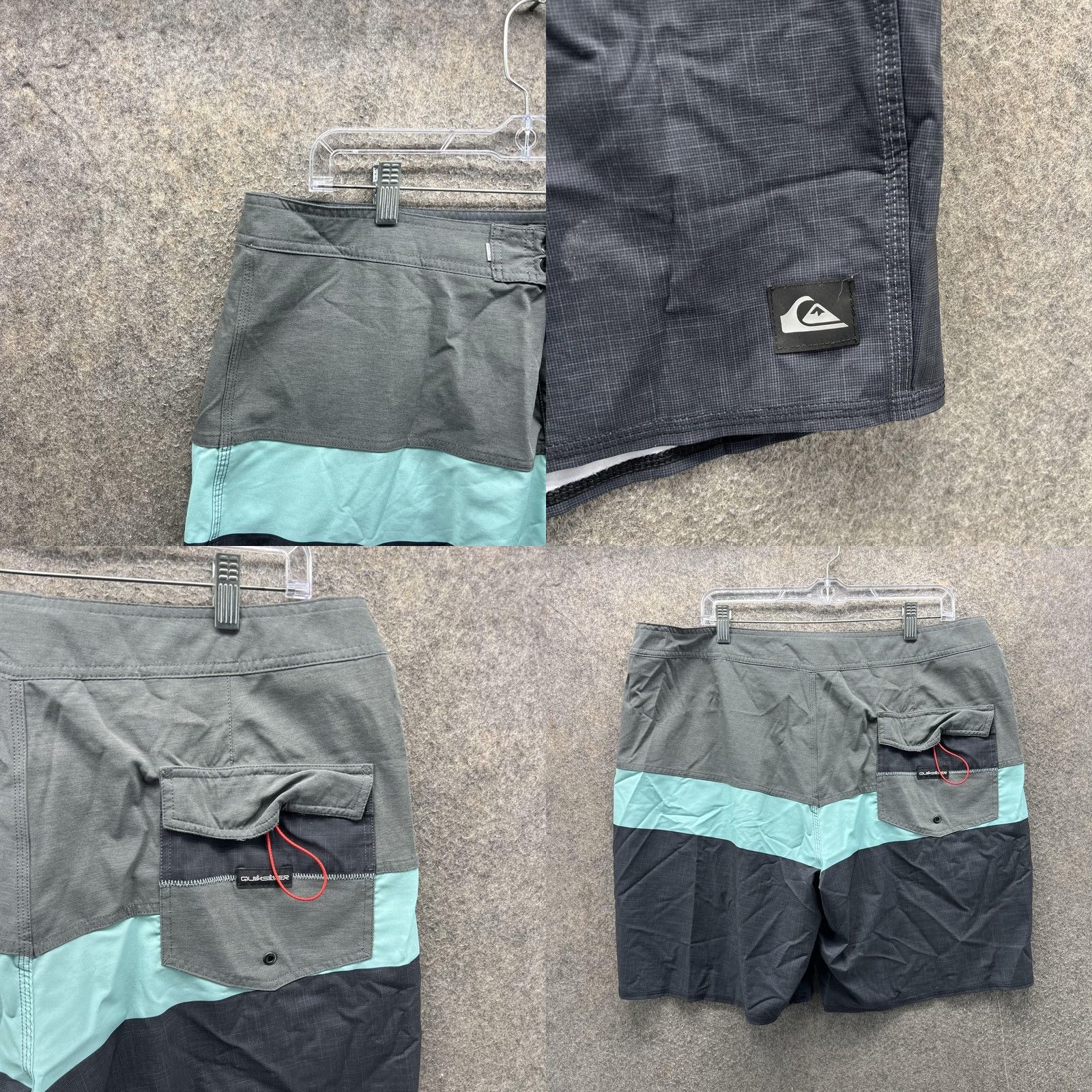 Quiksilver Quiksilver Board Shorts Mens 40 Multicolor Highline Drawstring Beach Surf Size US 40 / EU 56 - 8 Thumbnail