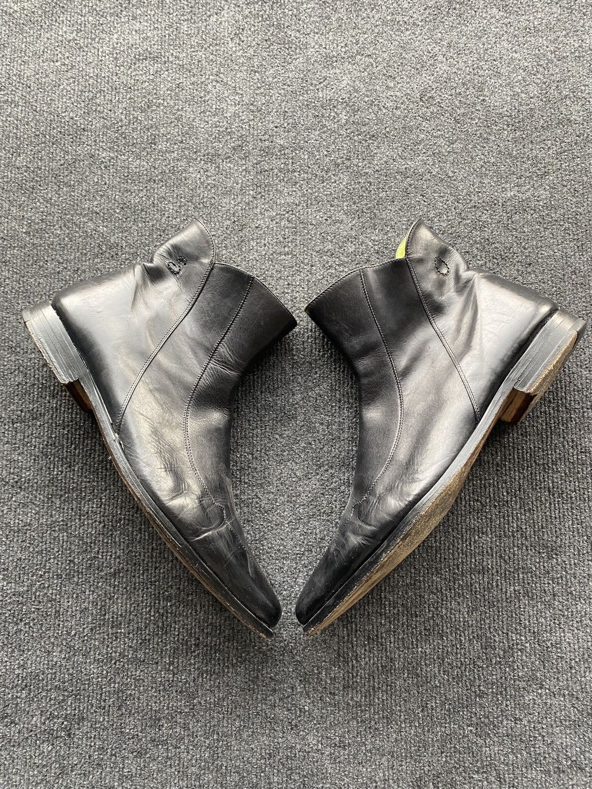 Oliver Sweeney 🔥Opium Oliver Sweeney Swanley Black leather boots 11 Size US 11 / EU 44 - 25 Thumbnail