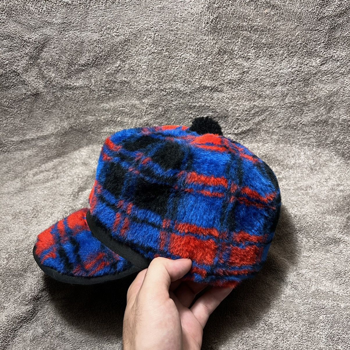 Vintage Vintage 70s Plaid Faux Fur Trapper Hat Lined Quilted USA Size ONE SIZE - 3 Thumbnail
