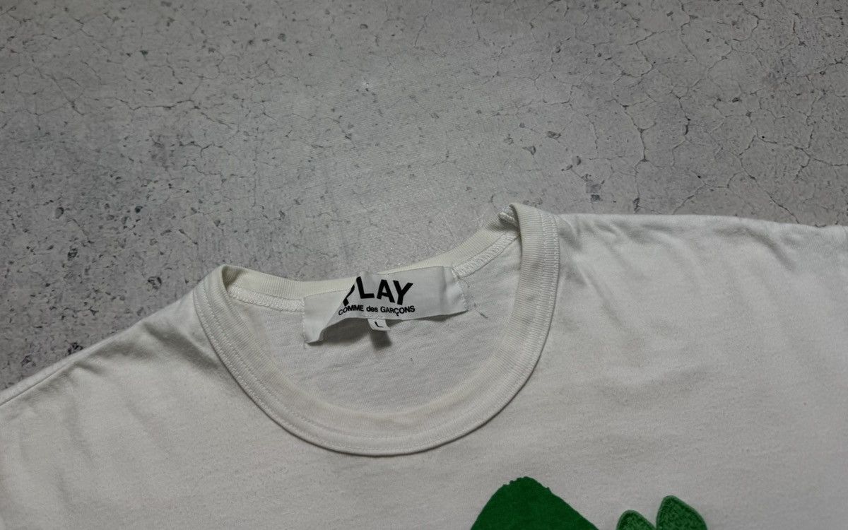 Comme des Garcons PLAY Play Comme Des Garcons Luxury Big Logo T-Shirt White Size US L / EU 52-54 / 3 - 7 Thumbnail